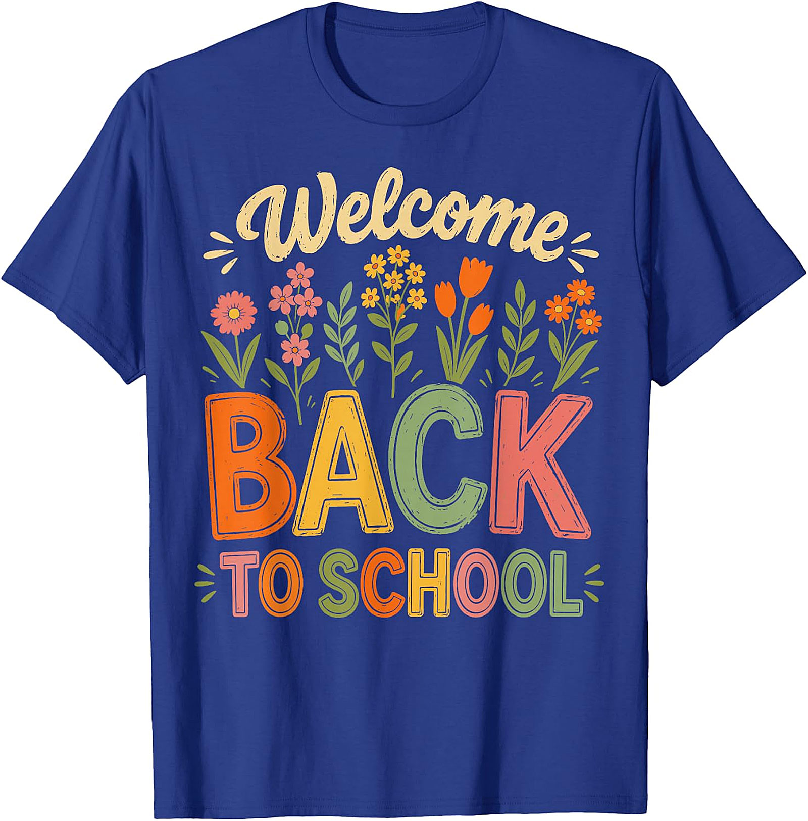 Welcome Back to School T-Shirt | Teacher Floral Tee