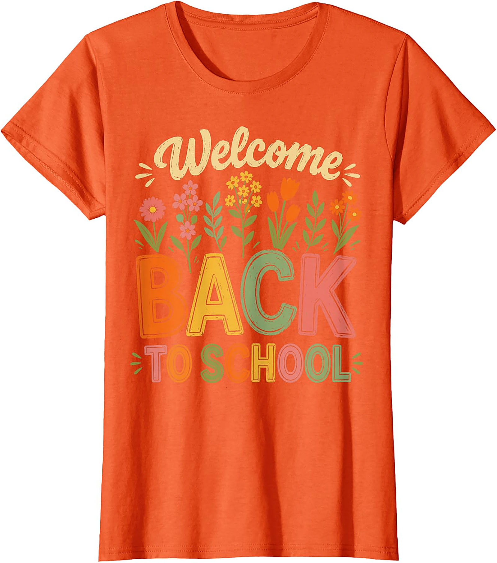 Welcome Back to School T-Shirt | Teacher Floral Tee