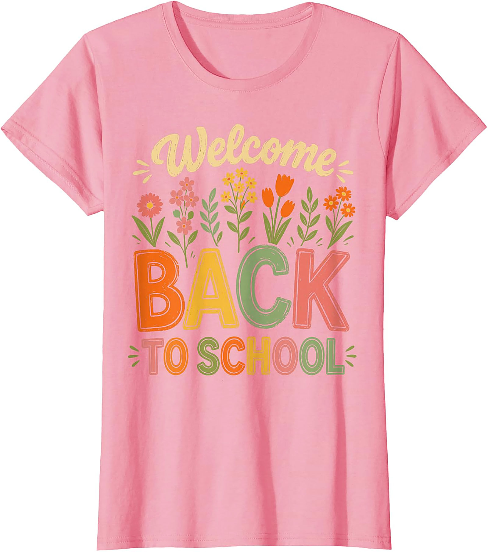 Welcome Back to School T-Shirt | Teacher Floral Tee
