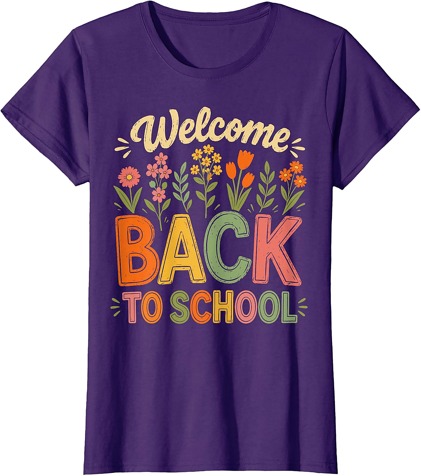 Welcome Back to School T-Shirt | Teacher Floral Tee
