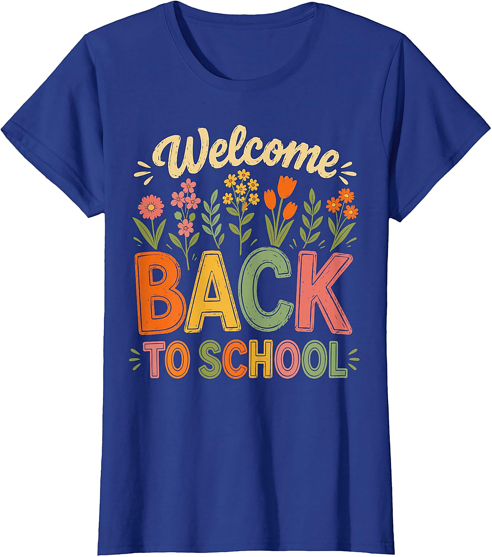 Welcome Back to School T-Shirt | Teacher Floral Tee