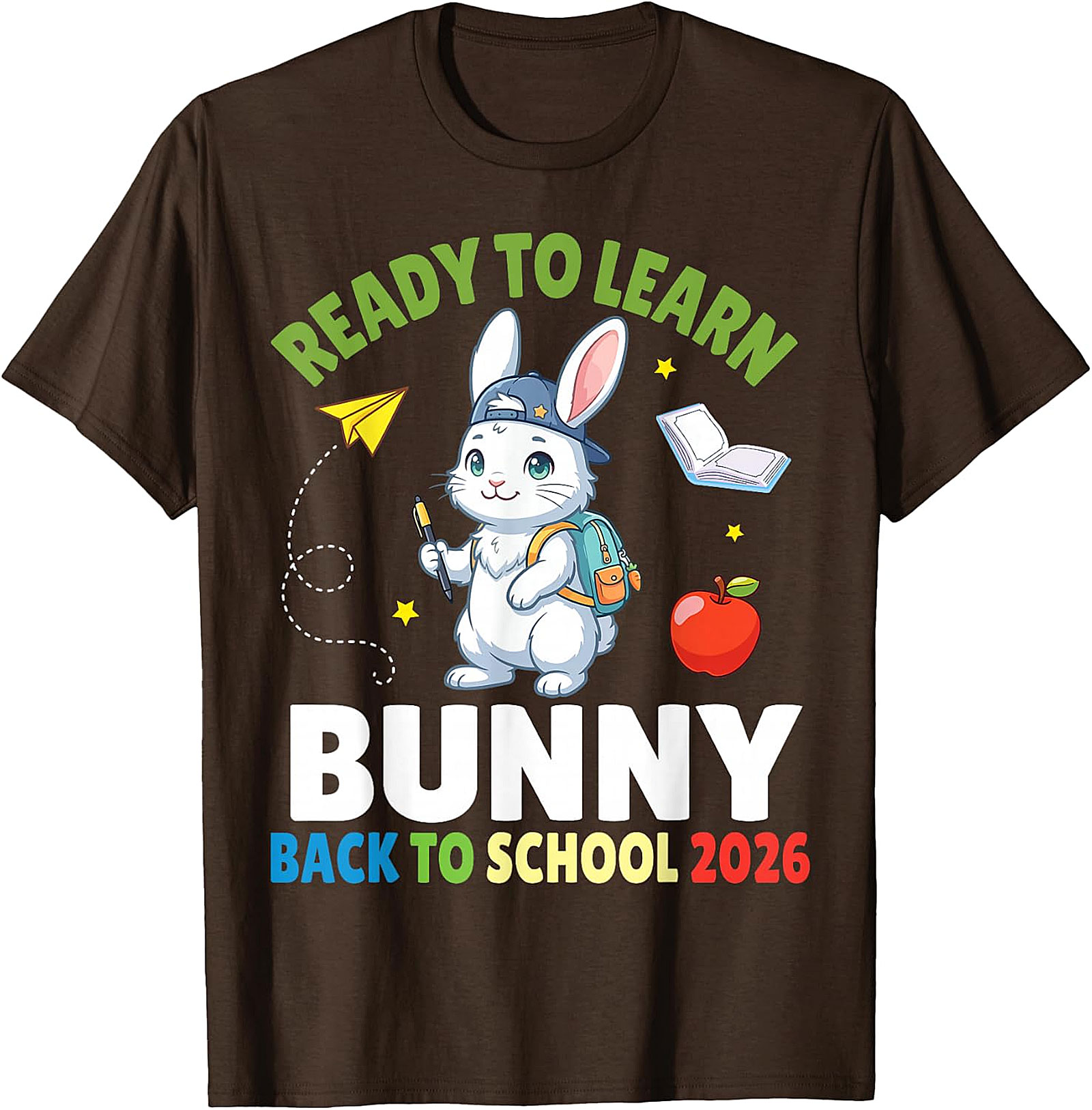 Bunny Back to School 2026 T-Shirt | Cute Student Tee