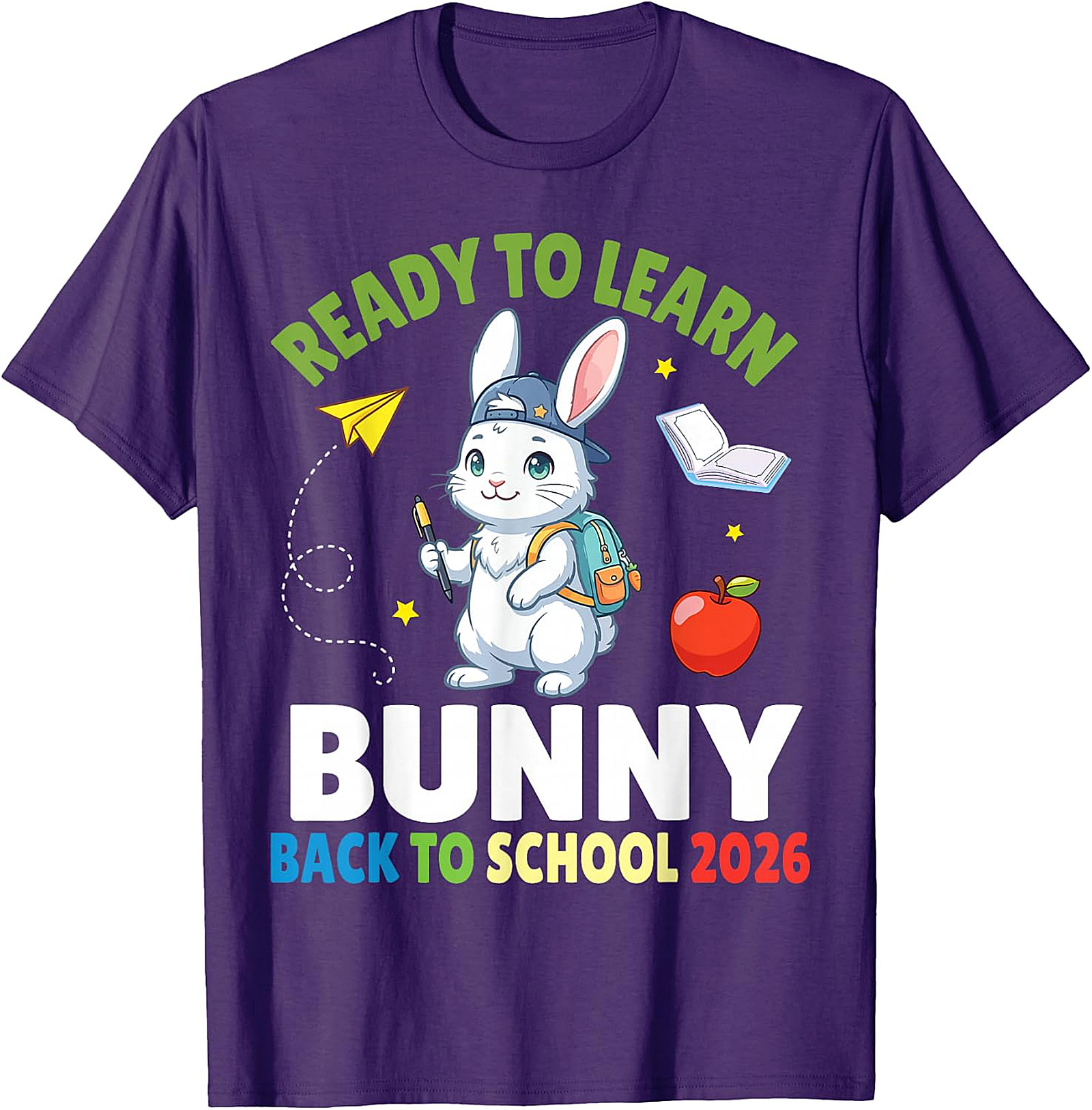 Bunny Back to School 2026 T-Shirt | Cute Student Tee