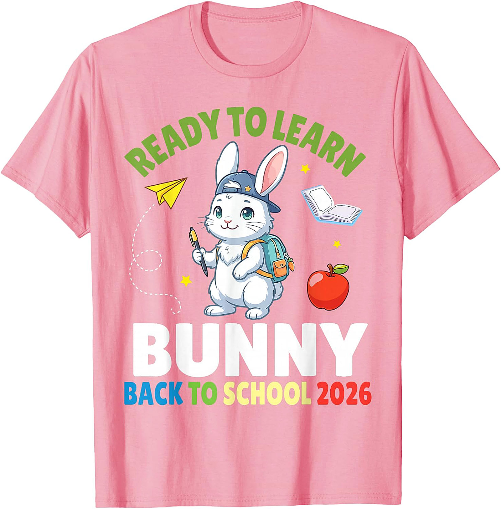 Bunny Back to School 2026 T-Shirt | Cute Student Tee