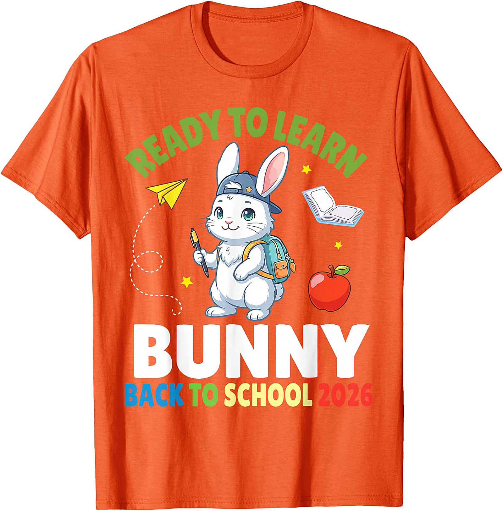 Bunny Back to School 2026 T-Shirt | Cute Student Tee