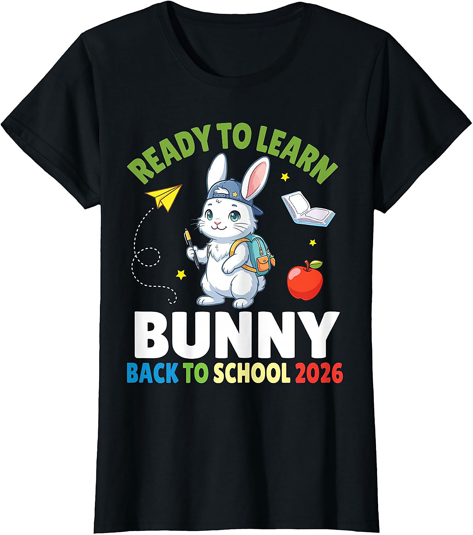 Bunny Back to School 2026 T-Shirt | Cute Student Tee