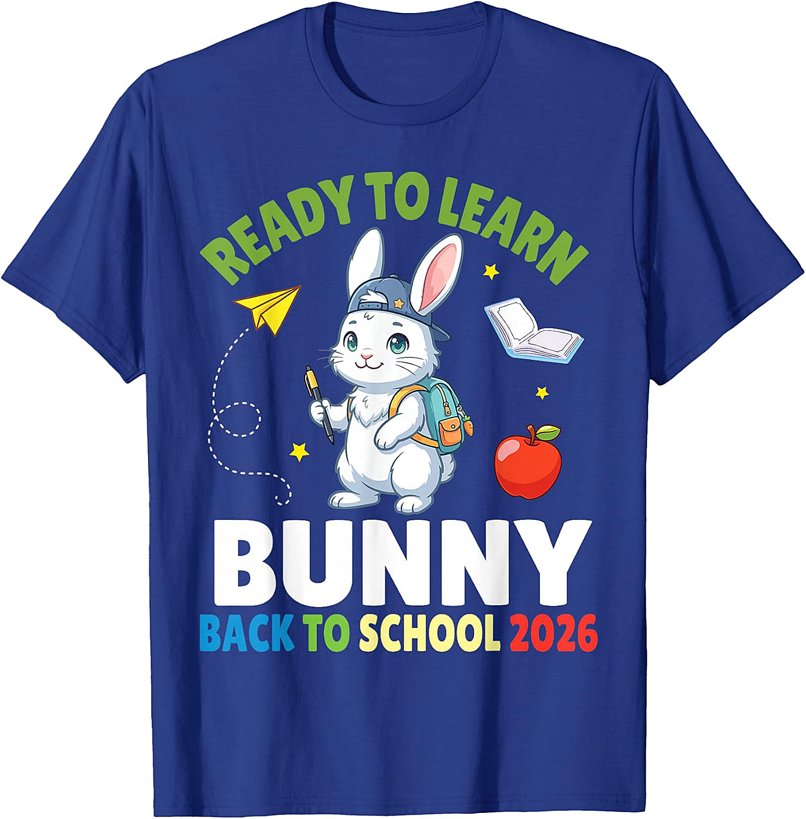 Bunny Back to School 2026 T-Shirt | Cute Student Tee