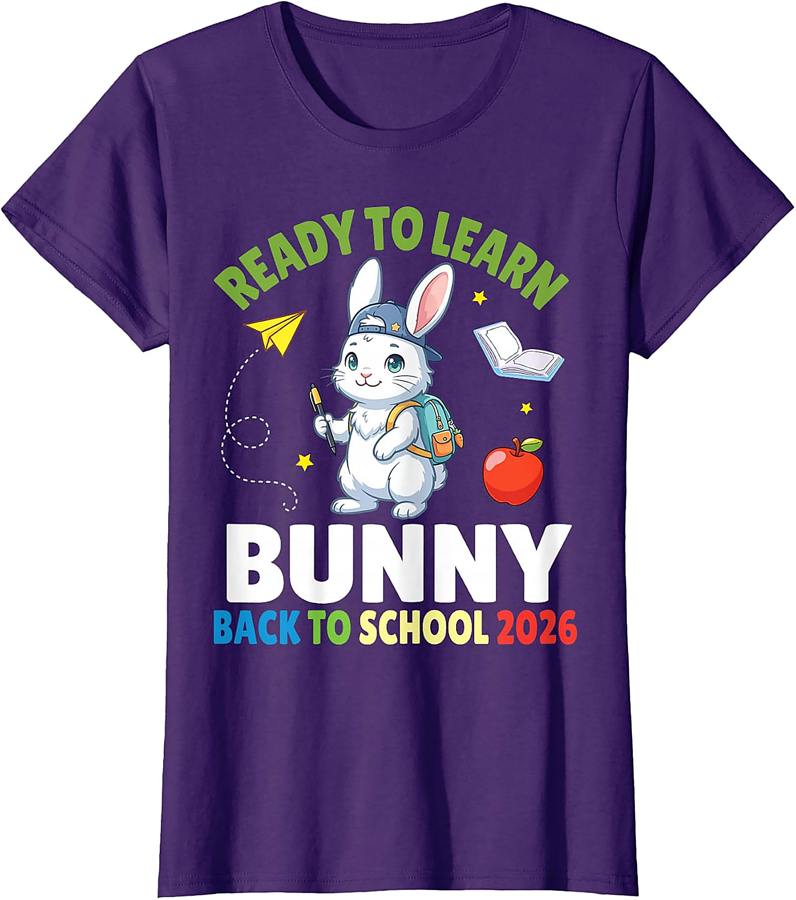Bunny Back to School 2026 T-Shirt | Cute Student Tee