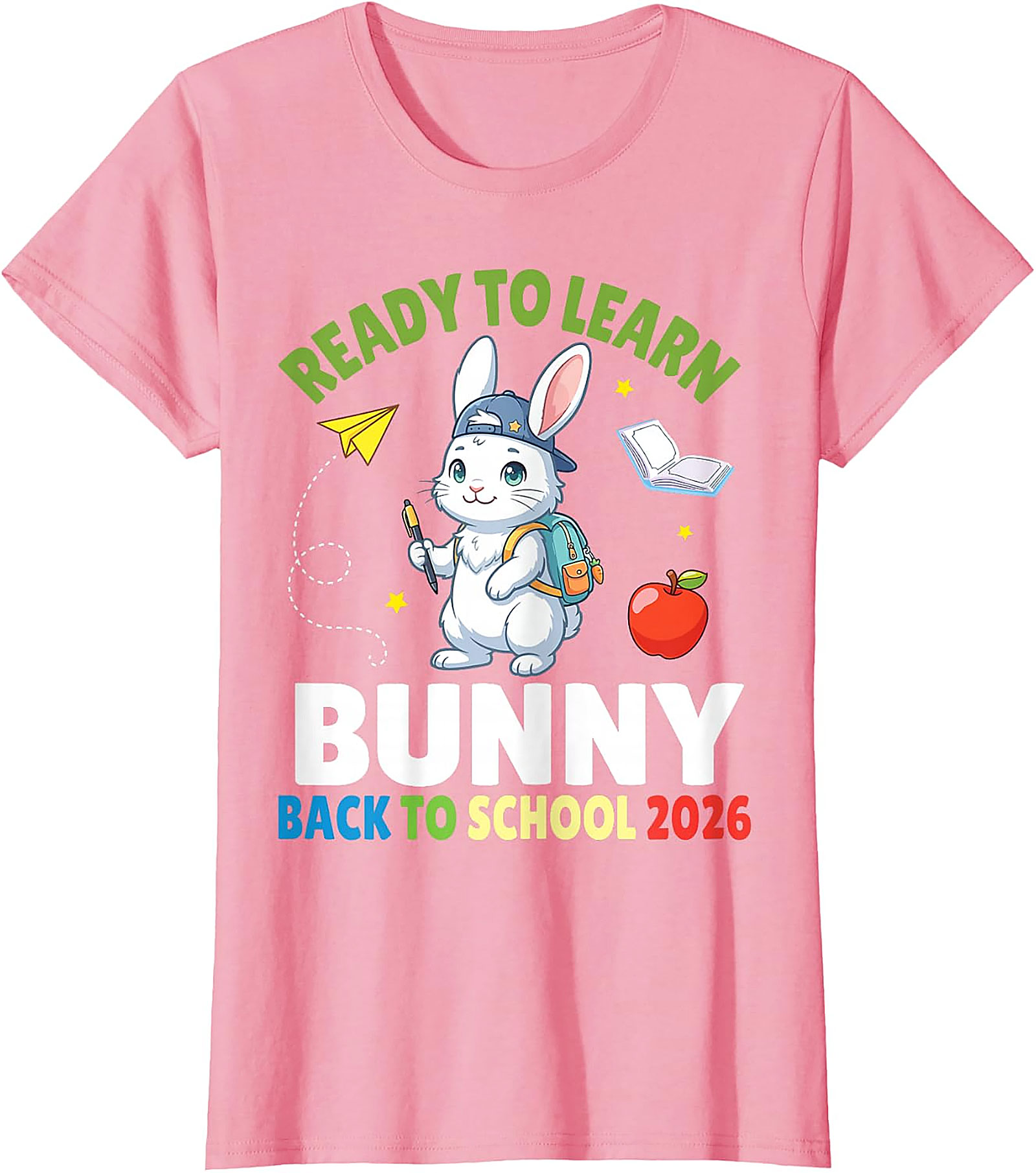 Bunny Back to School 2026 T-Shirt | Cute Student Tee