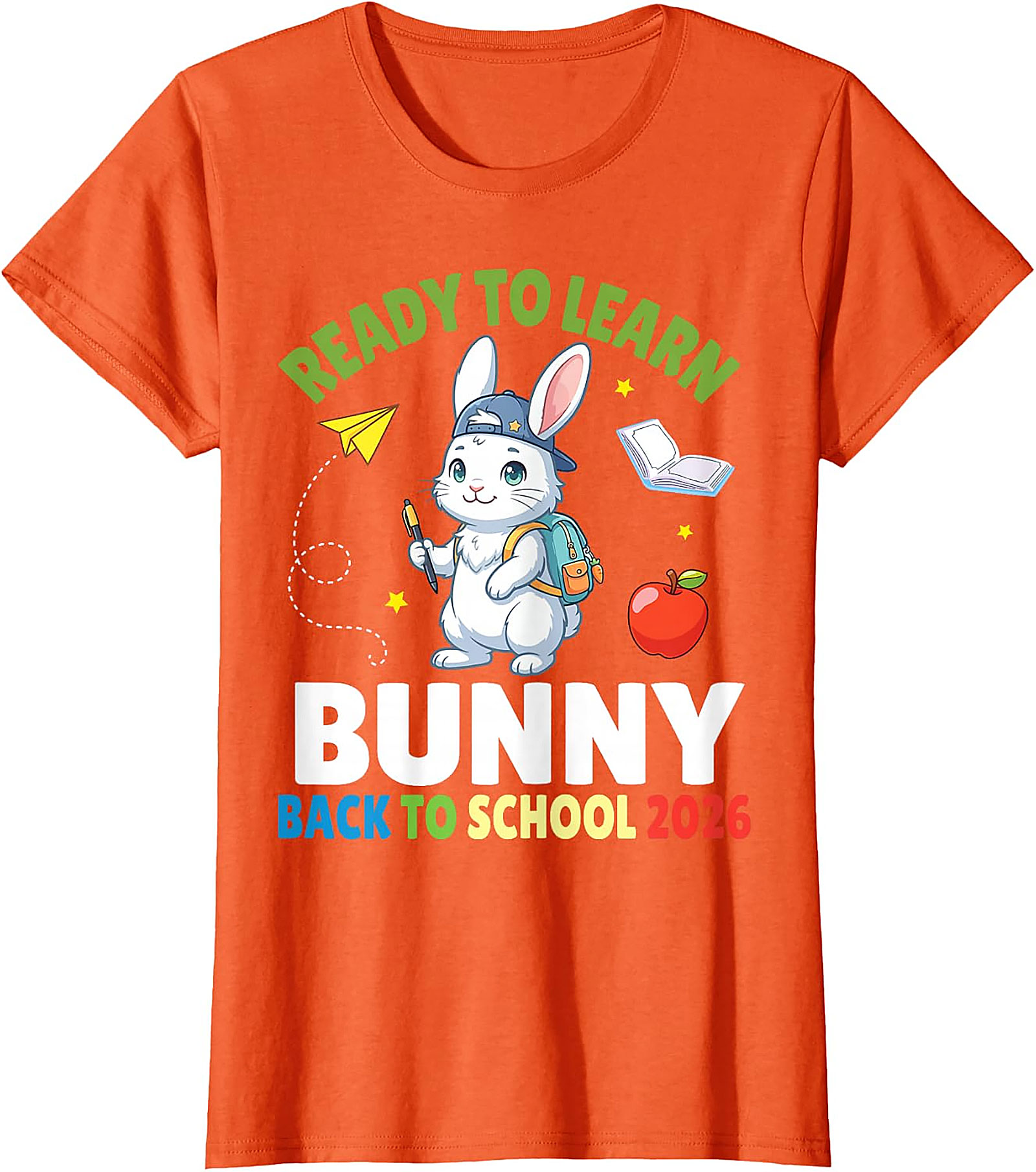 Bunny Back to School 2026 T-Shirt | Cute Student Tee