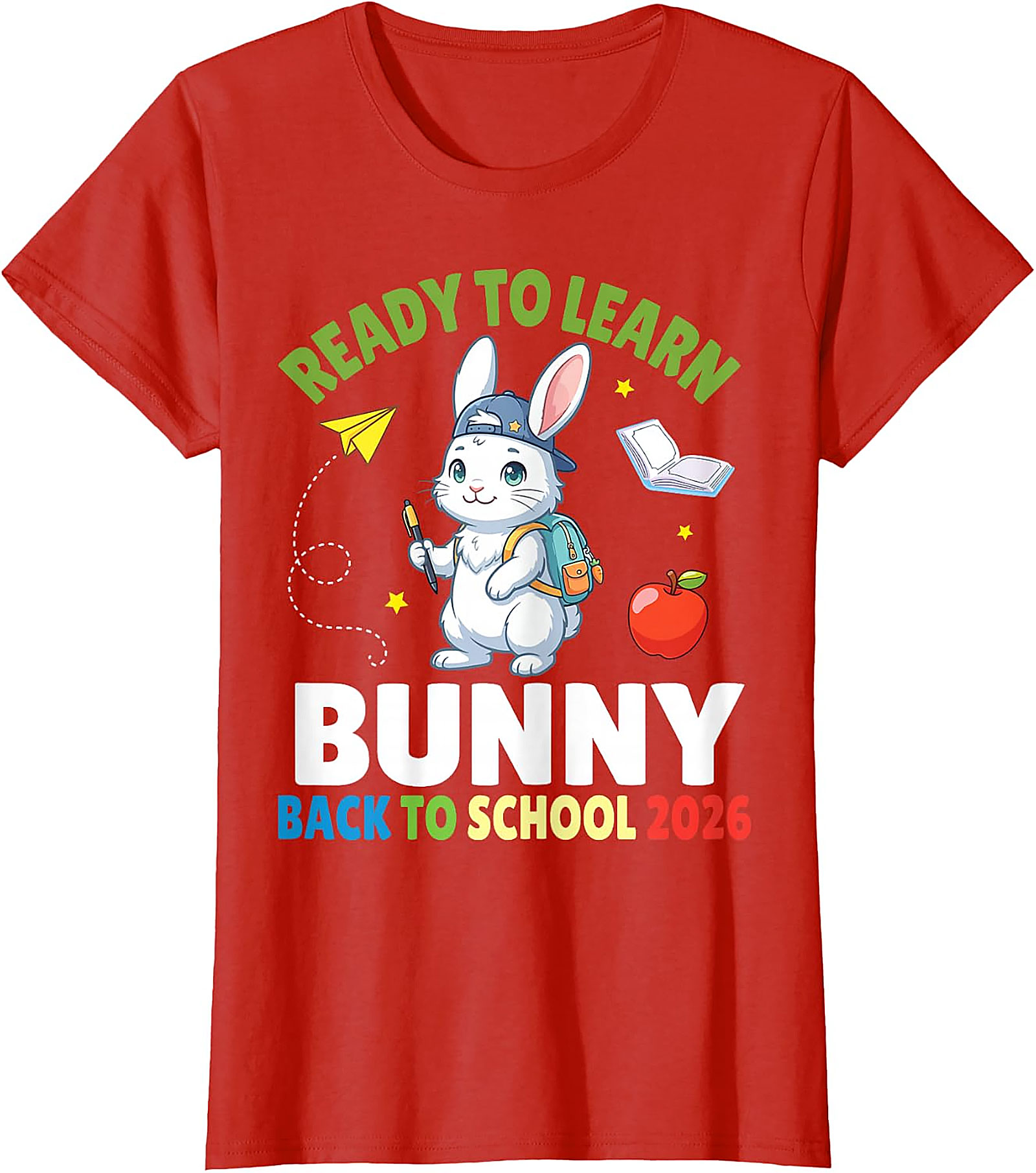 Bunny Back to School 2026 T-Shirt | Cute Student Tee