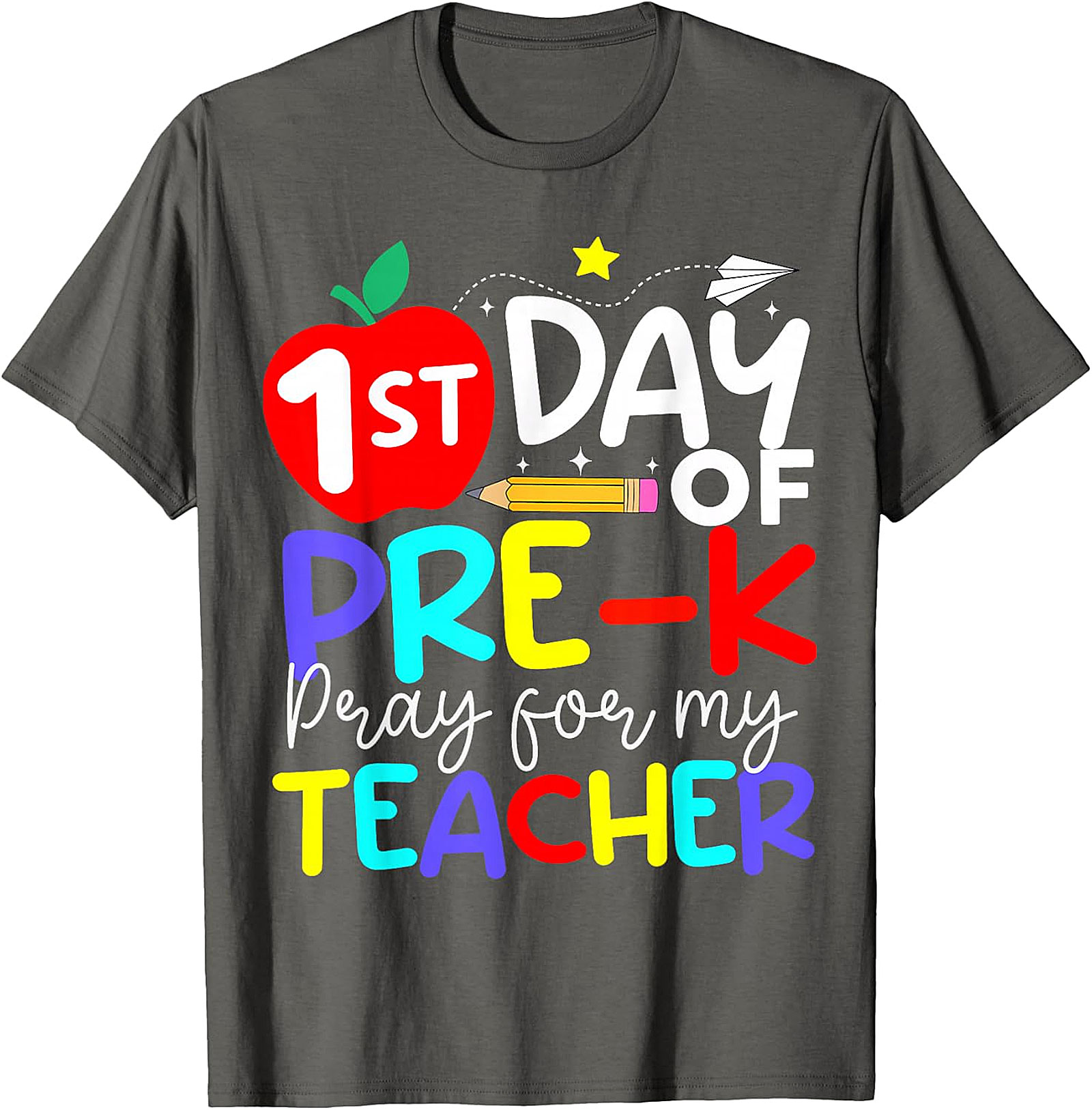 1st Day of Pre K Pray for My Teacher T Shirt | Back to School