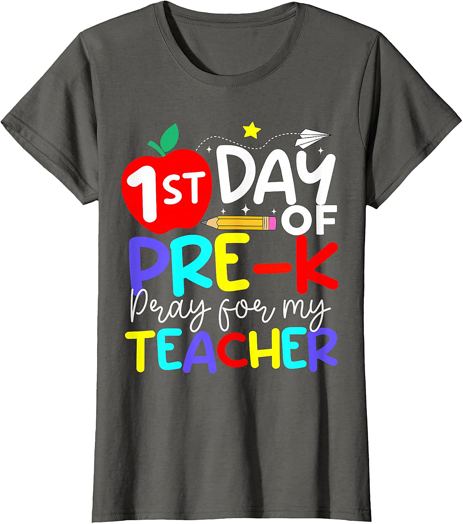 1st Day of Pre K Pray for My Teacher T Shirt | Back to School