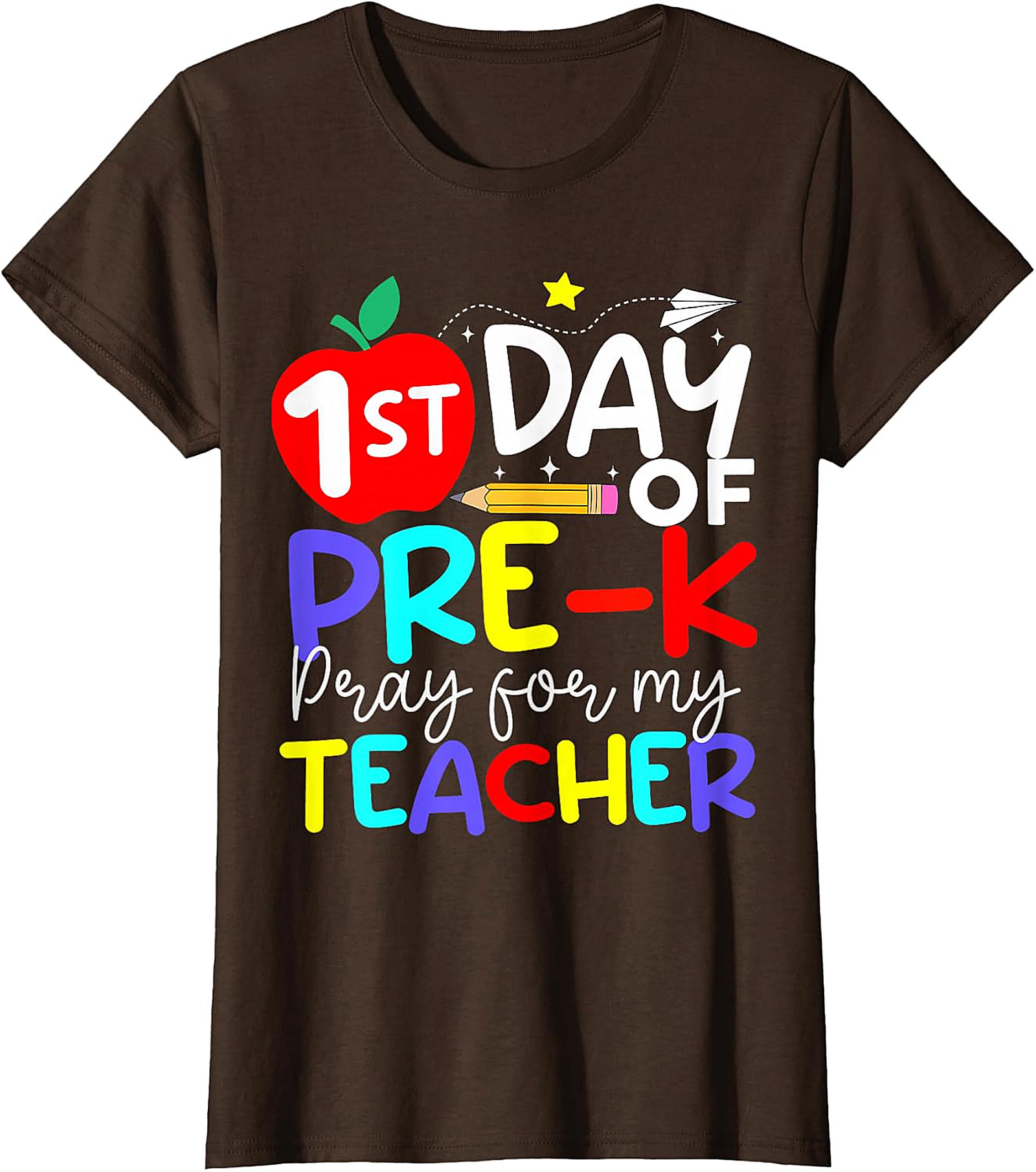 1st Day of Pre K Pray for My Teacher T Shirt | Back to School