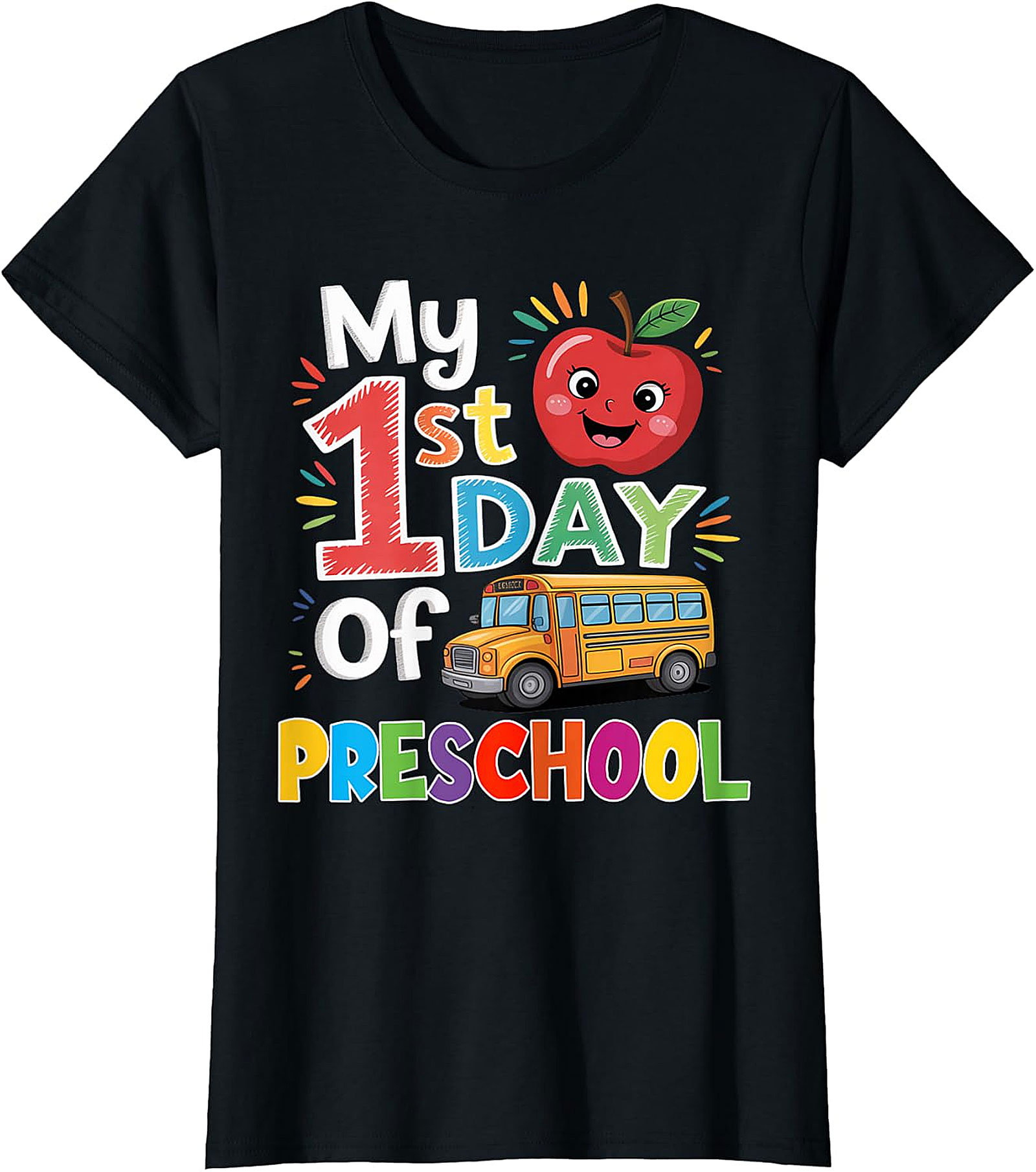My 1st Day of Preschool T Shirt | Back to School Keepsake