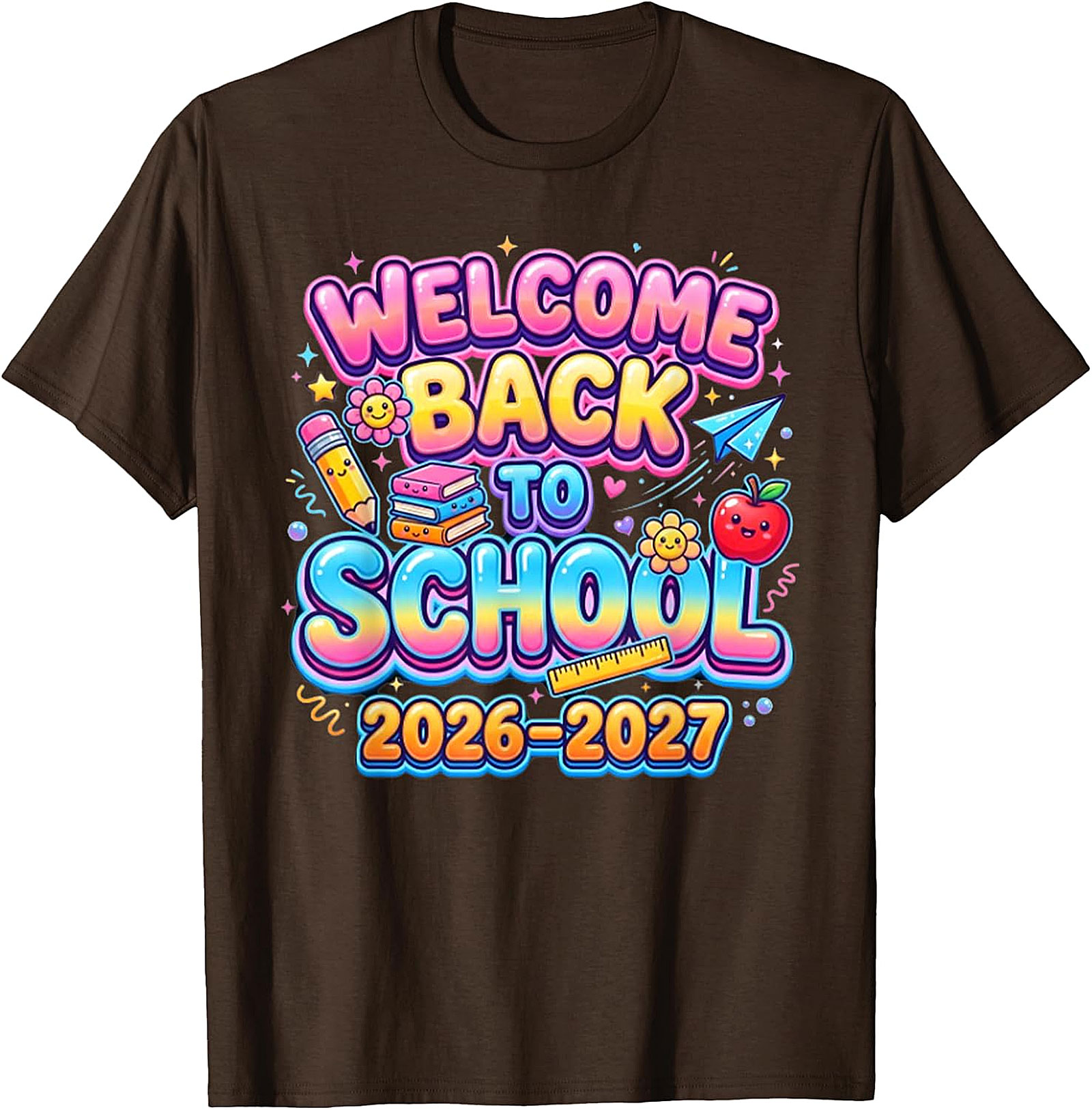 Welcome Back to School 2026-2027 T-Shirt | Kids & Teacher Tee