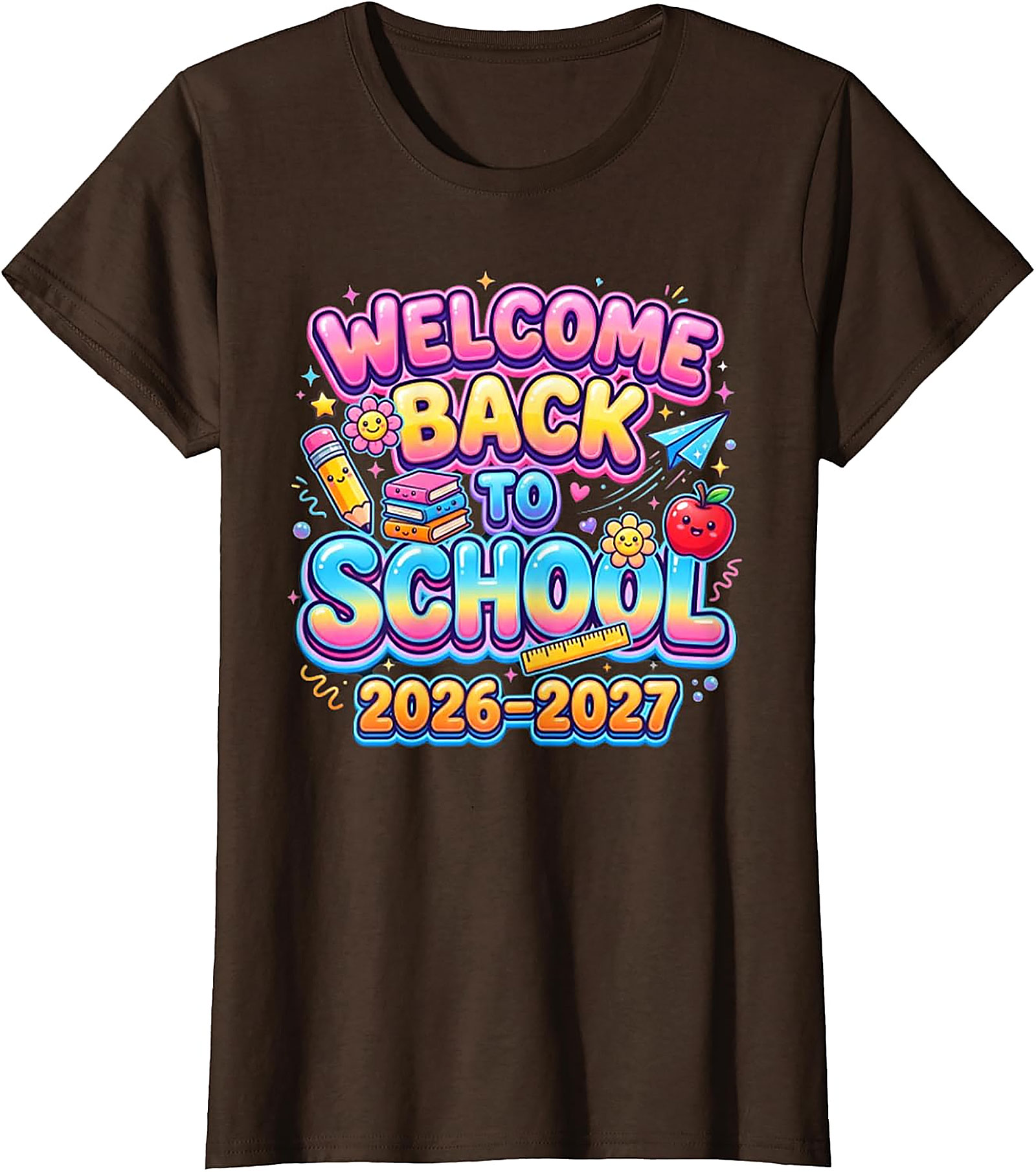 Welcome Back to School 2026-2027 T-Shirt | Kids & Teacher Tee