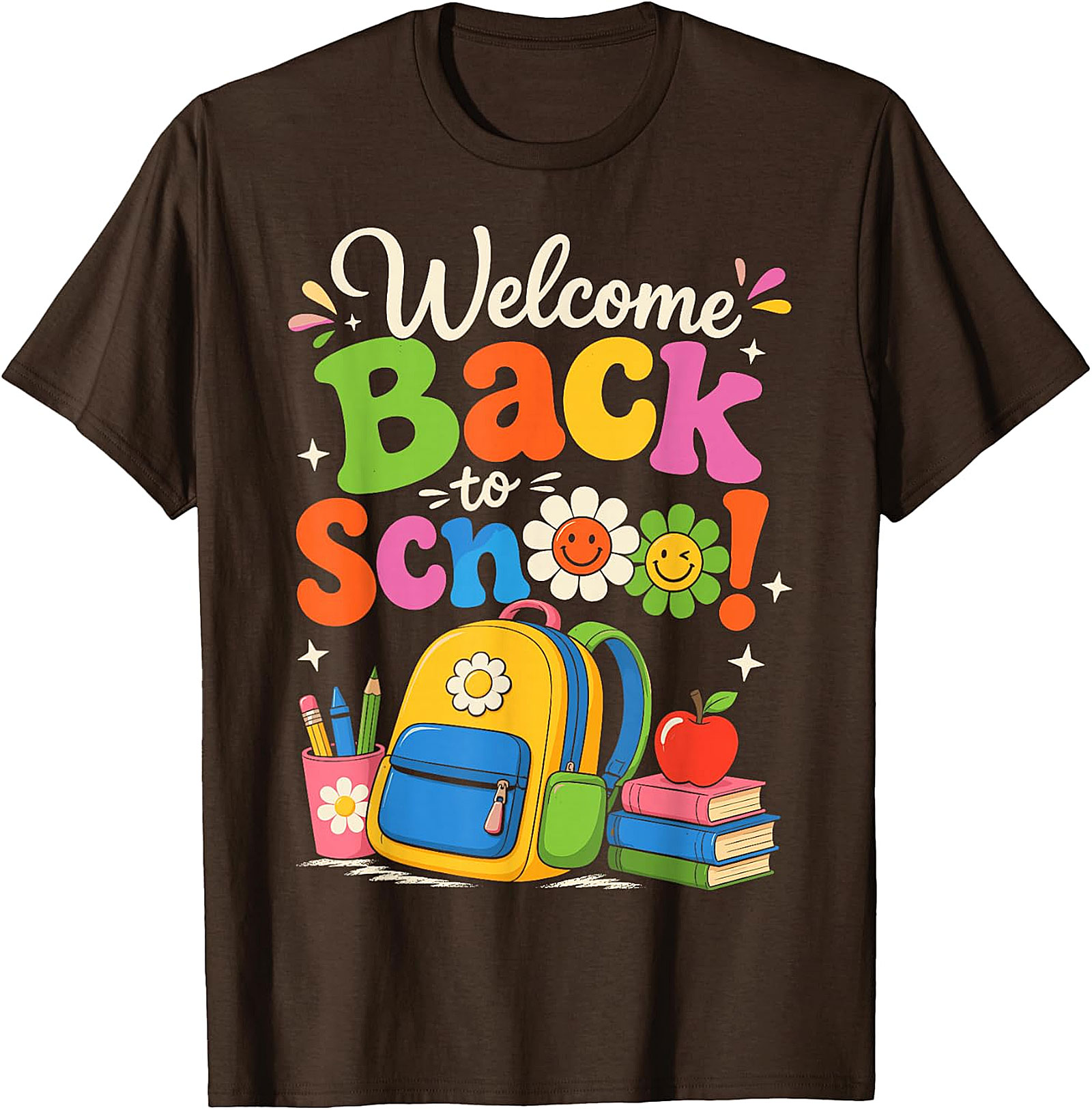 Back to School T-Shirt | Groovy Welcome Back Tee