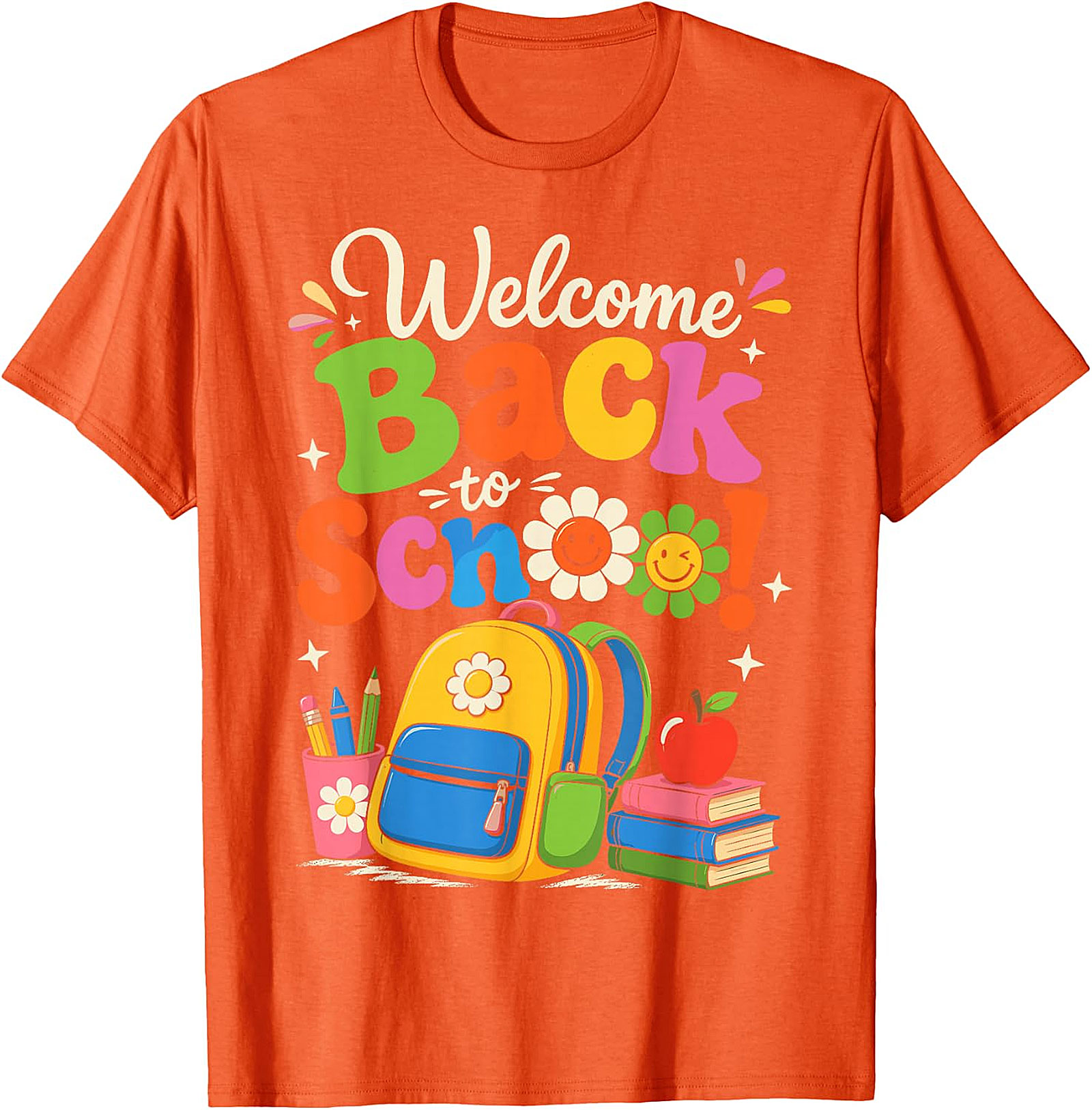 Back to School T-Shirt | Groovy Welcome Back Tee