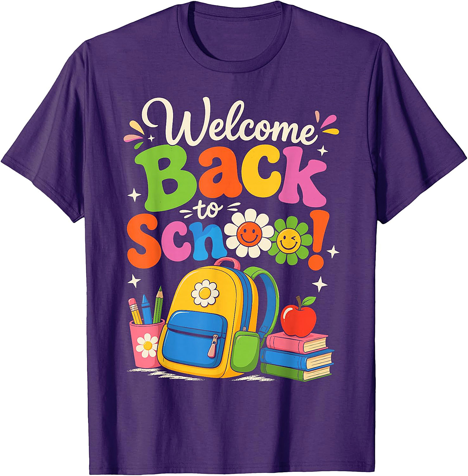 Back to School T-Shirt | Groovy Welcome Back Tee