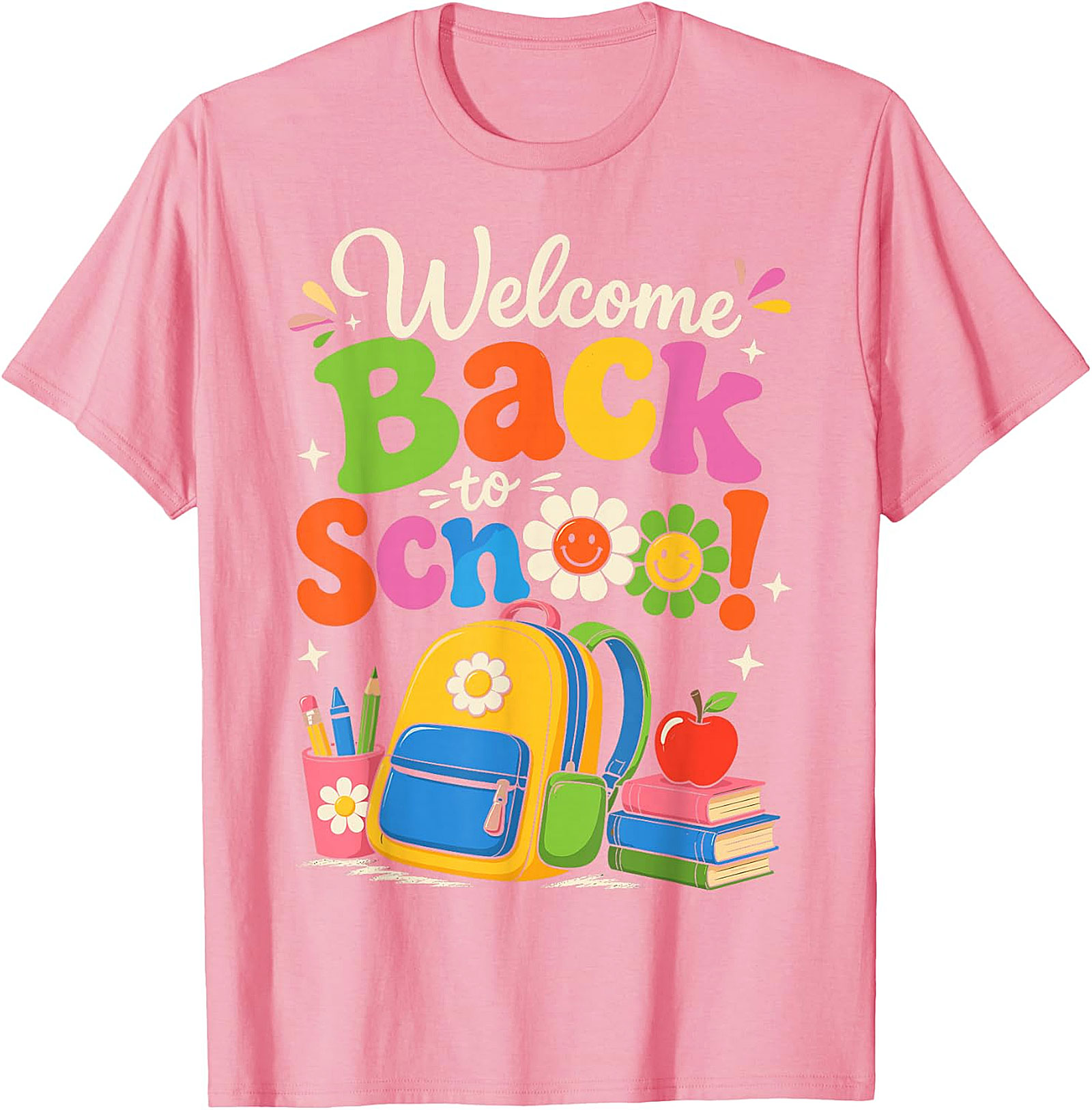 Back to School T-Shirt | Groovy Welcome Back Tee
