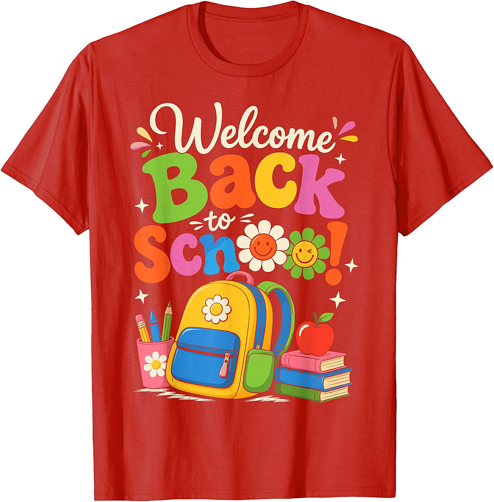 Back to School T-Shirt | Groovy Welcome Back Tee