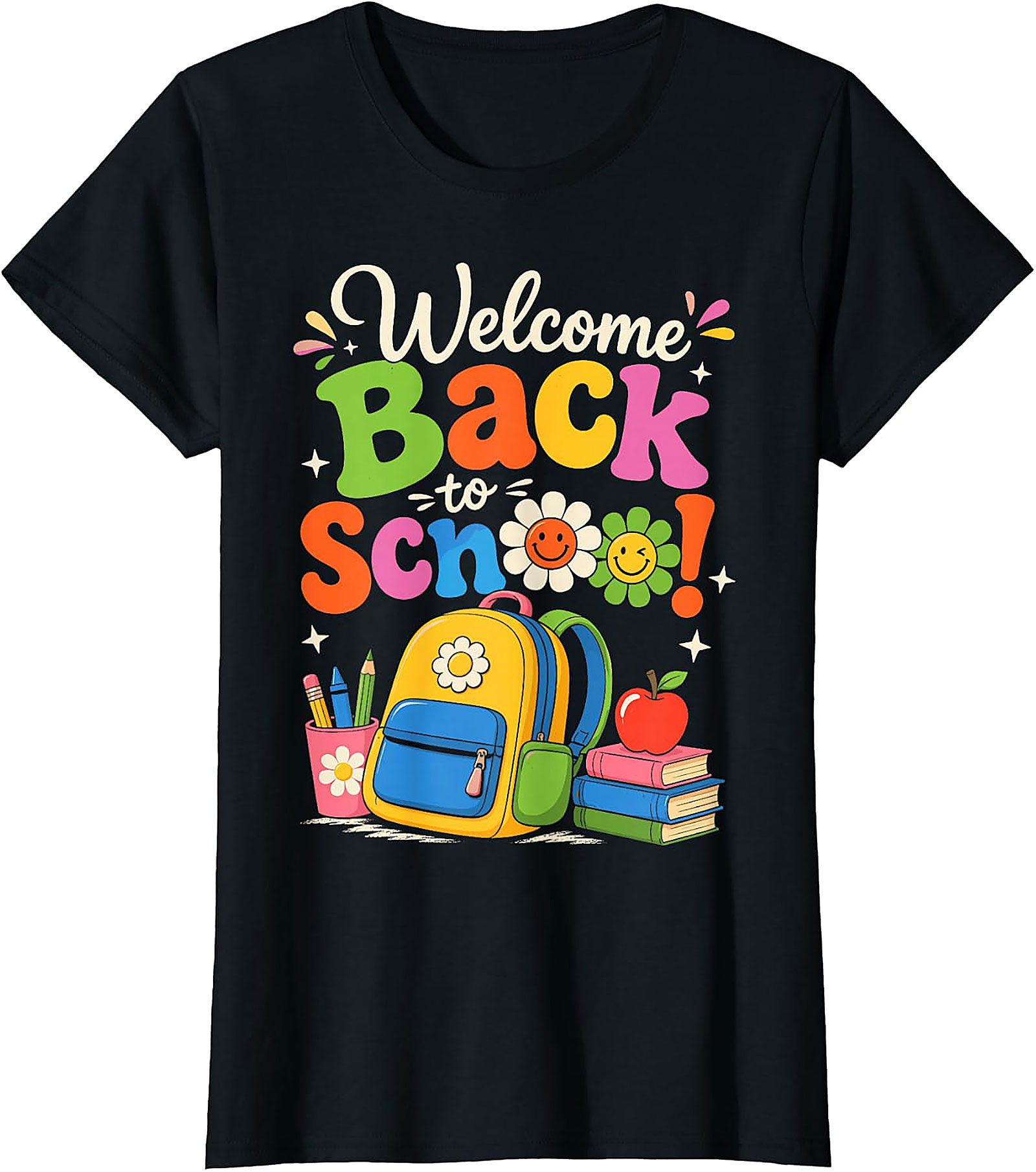 Back to School T-Shirt | Groovy Welcome Back Tee