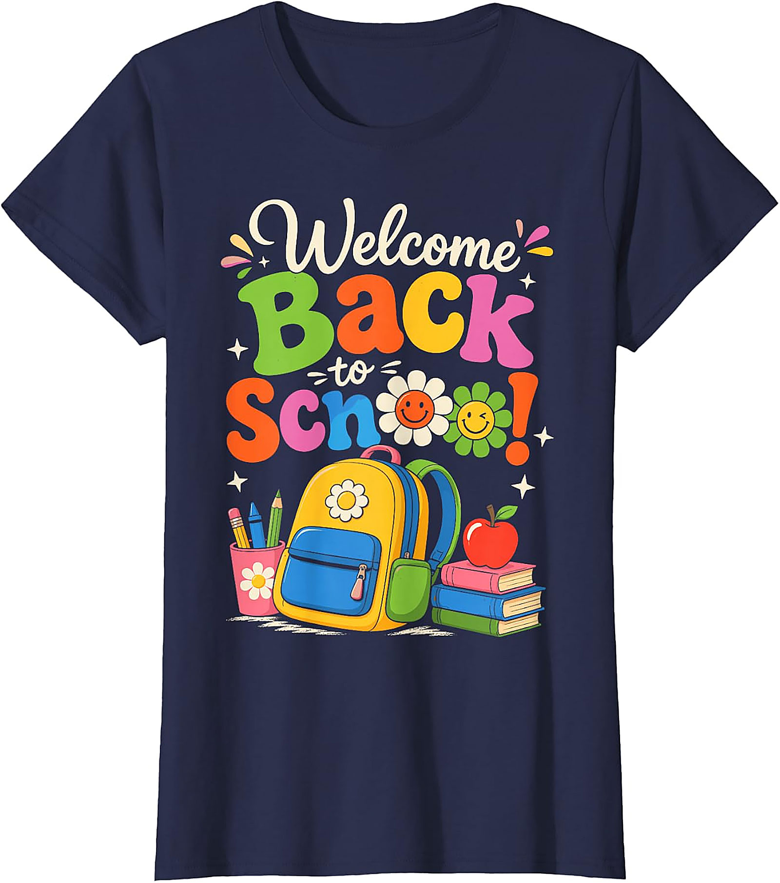 Back to School T-Shirt | Groovy Welcome Back Tee