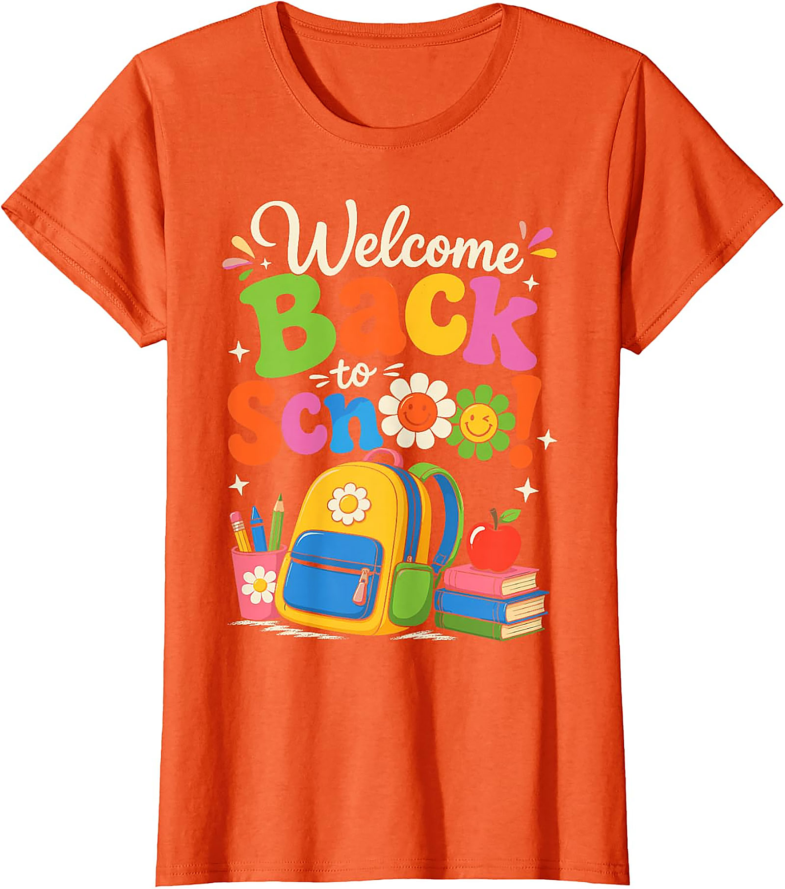 Back to School T-Shirt | Groovy Welcome Back Tee