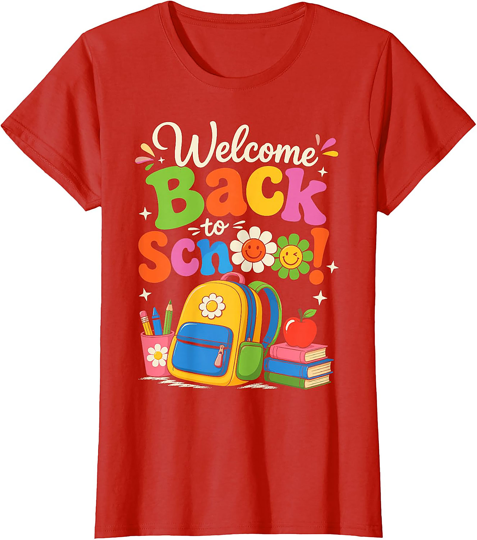 Back to School T-Shirt | Groovy Welcome Back Tee