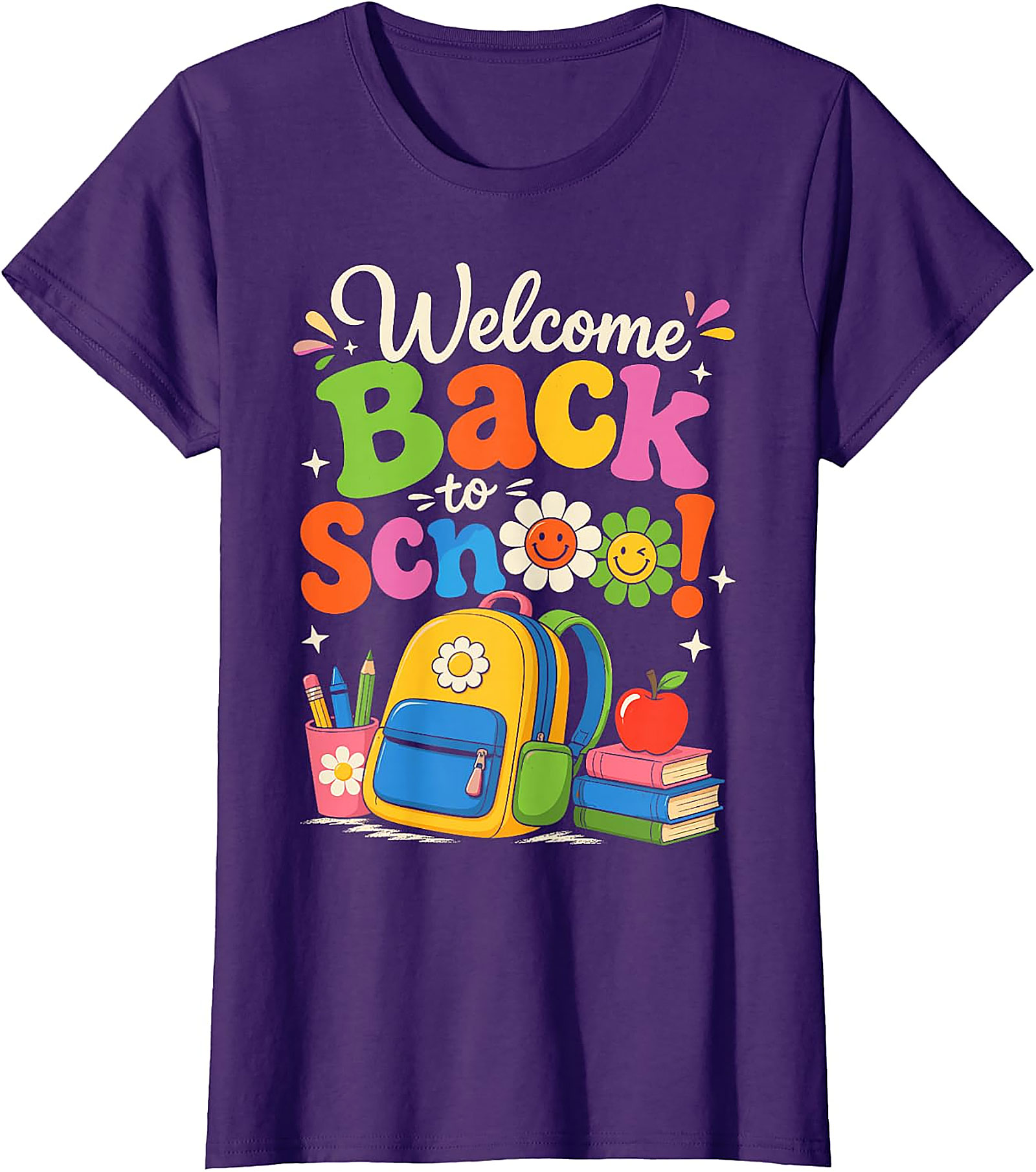 Back to School T-Shirt | Groovy Welcome Back Tee