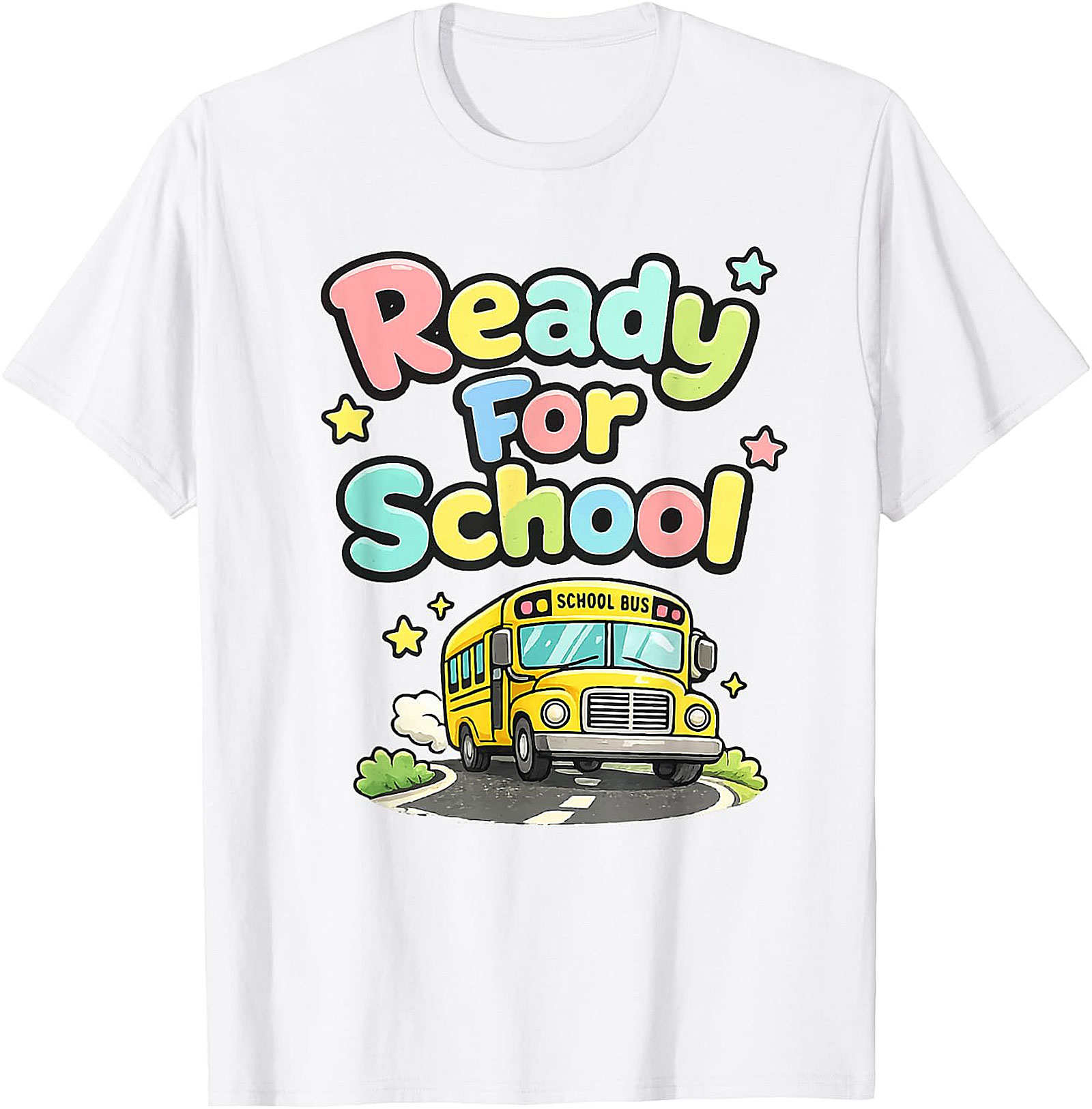 Ready For School Bus T-Shirt | Cute Back to School Tee