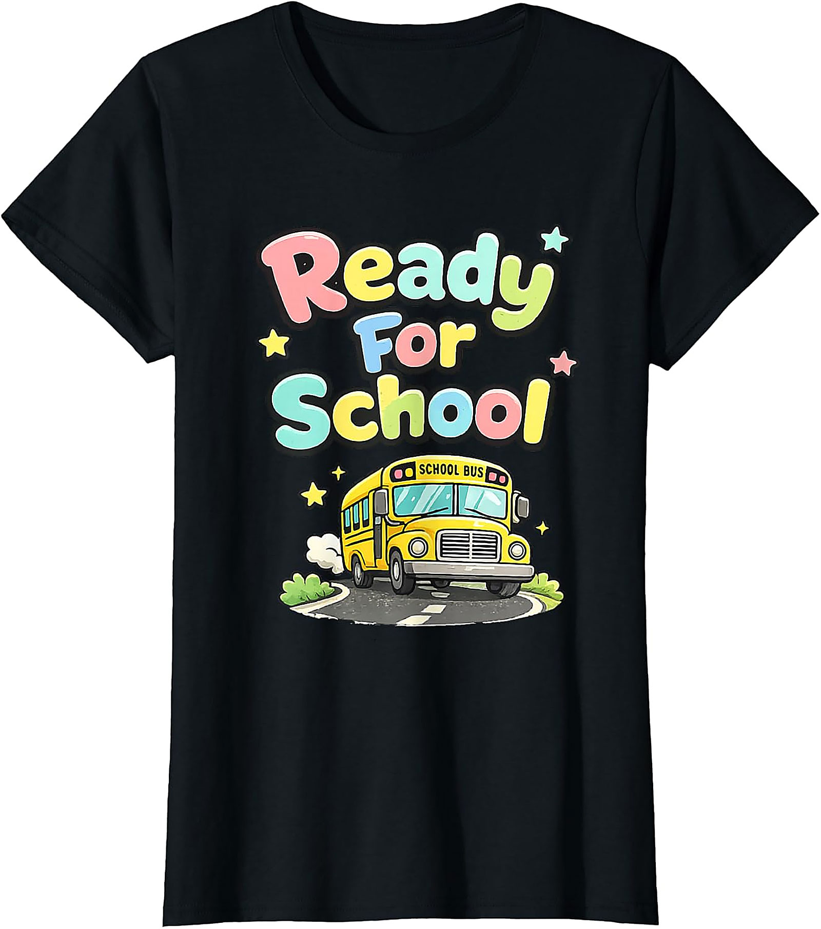 Ready For School Bus T-Shirt | Cute Back to School Tee
