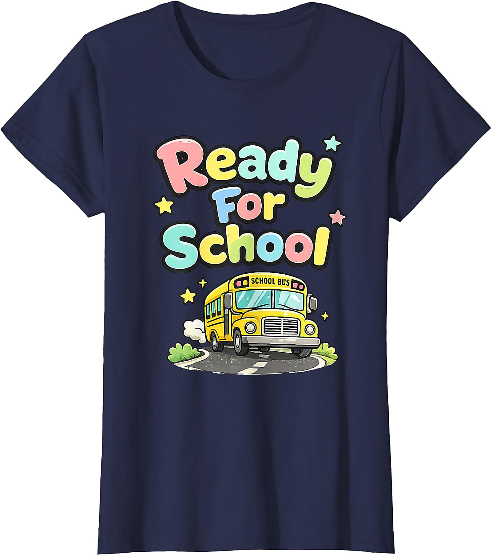 Ready For School Bus T-Shirt | Cute Back to School Tee