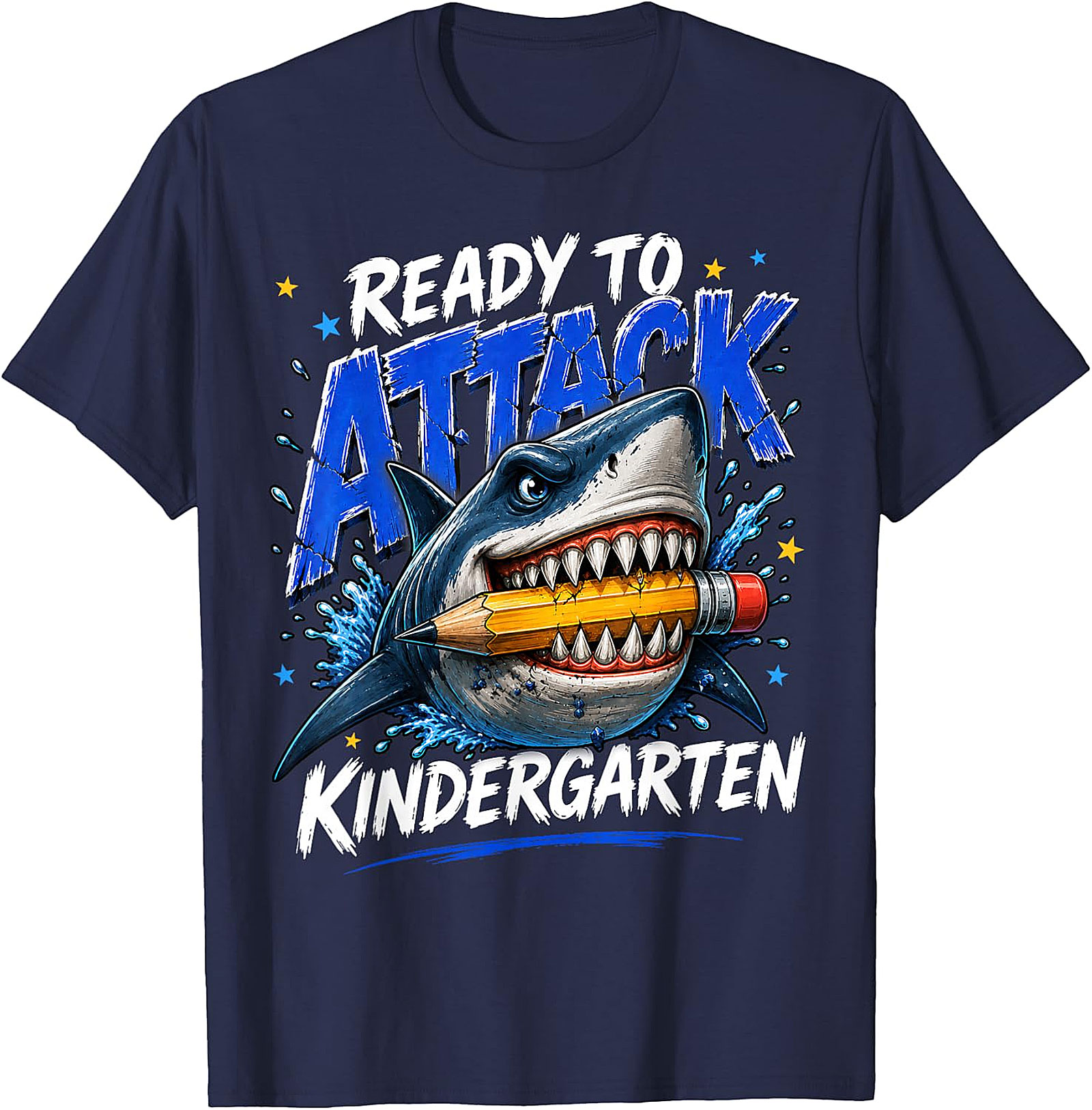Shark Kindergarten T-Shirt | Back to School Boys Tee