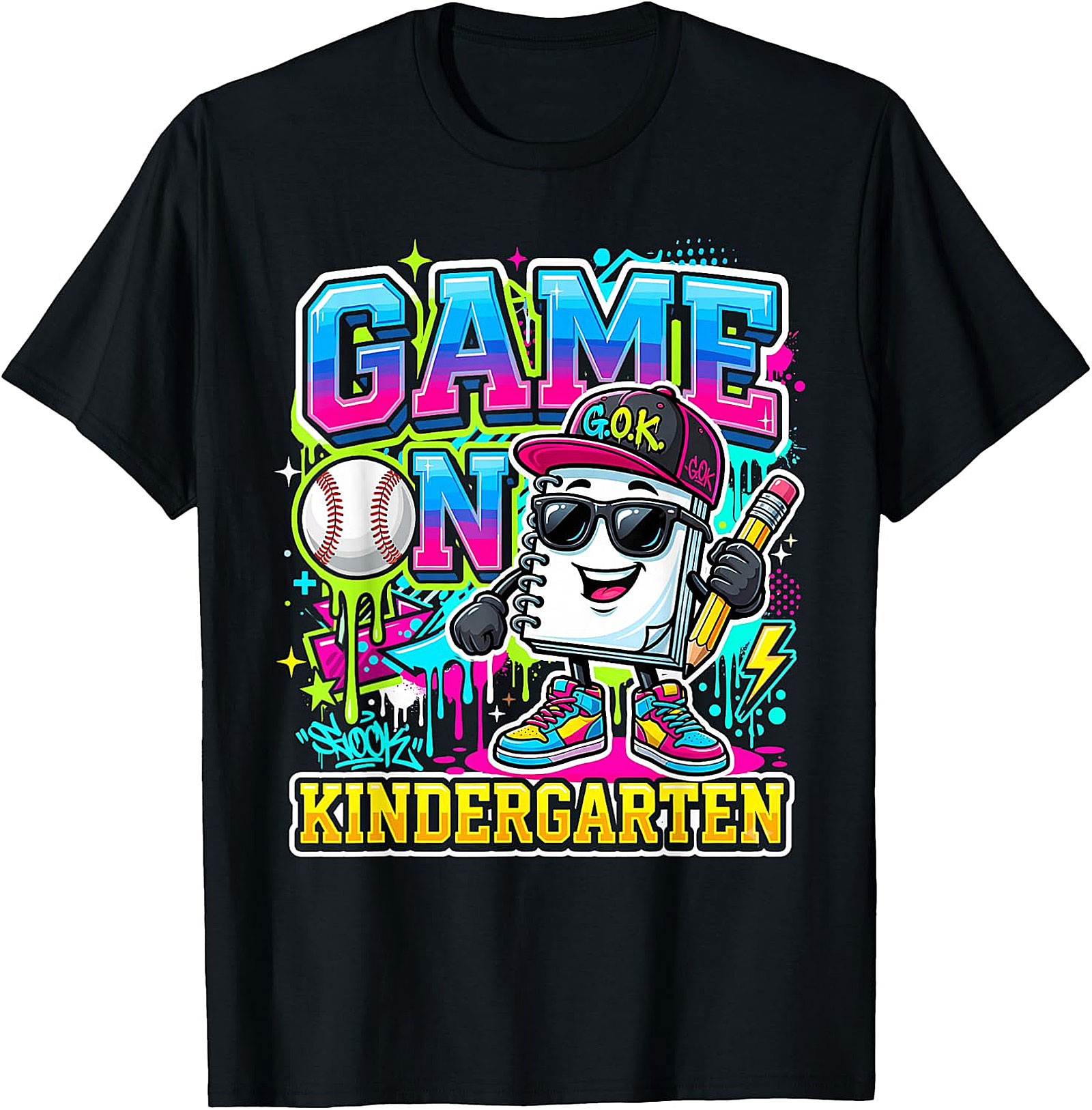 Game On Kindergarten T-Shirt | Back to School Boys Tee