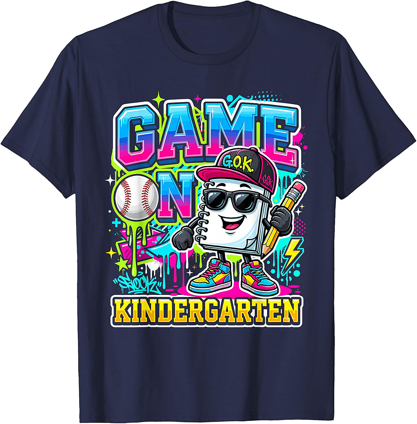 Game On Kindergarten T-Shirt | Back to School Boys Tee