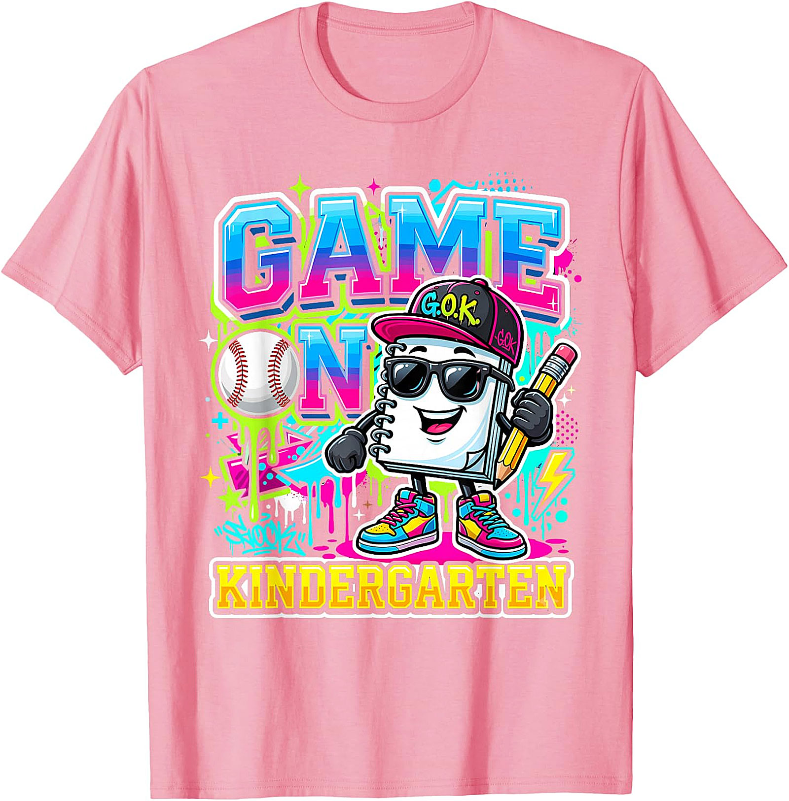 Game On Kindergarten T-Shirt | Back to School Boys Tee