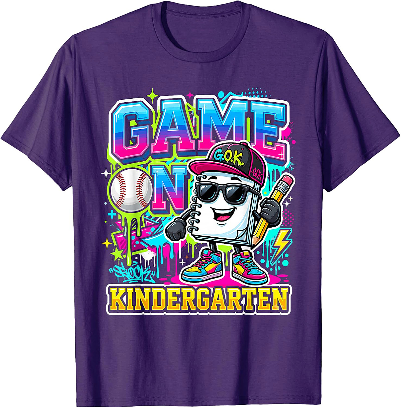 Game On Kindergarten T-Shirt | Back to School Boys Tee