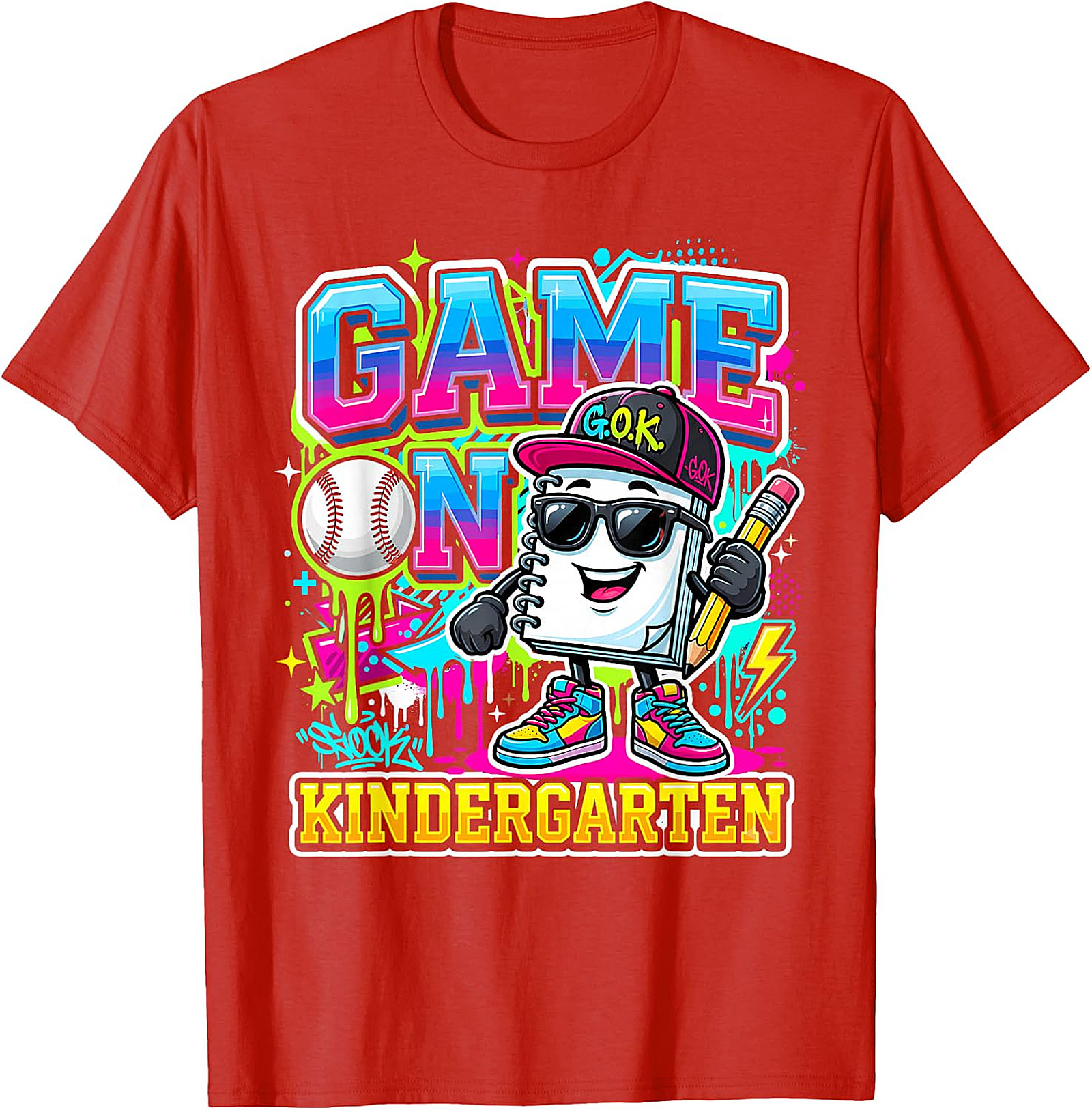 Game On Kindergarten T-Shirt | Back to School Boys Tee