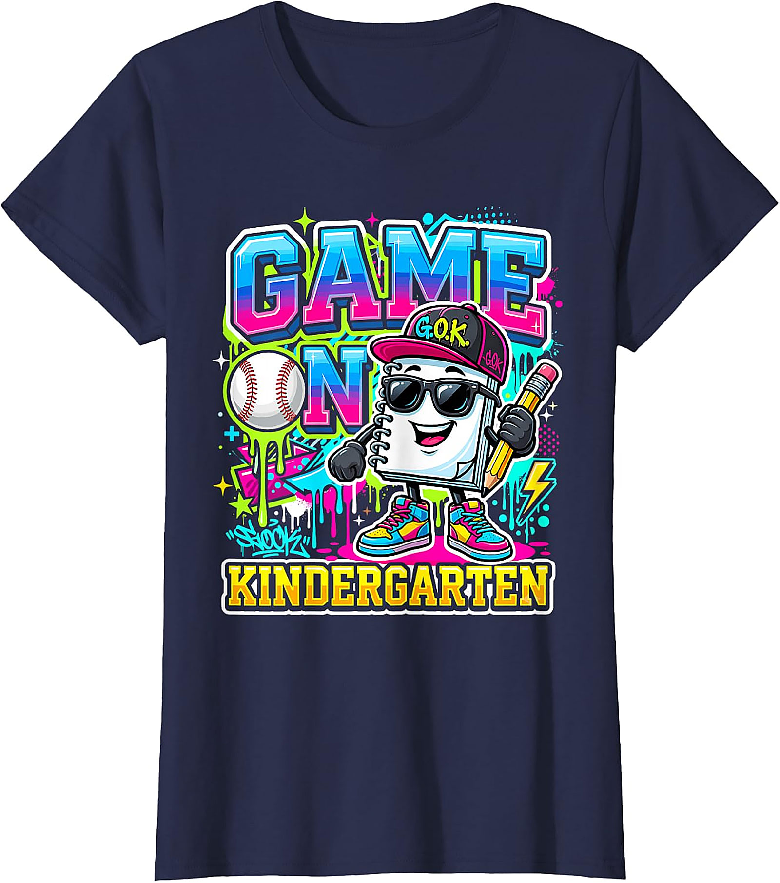 Game On Kindergarten T-Shirt | Back to School Boys Tee