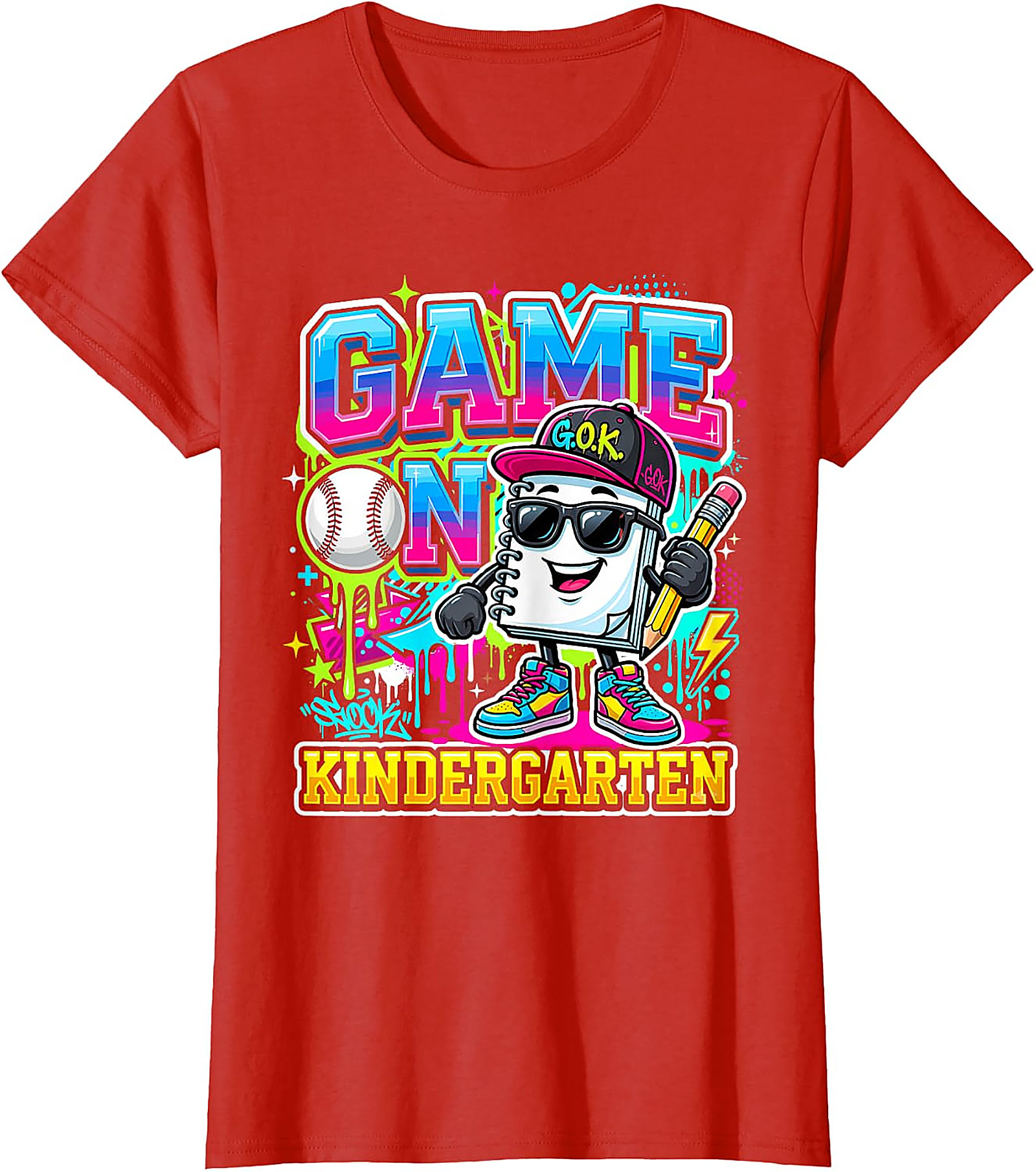 Game On Kindergarten T-Shirt | Back to School Boys Tee