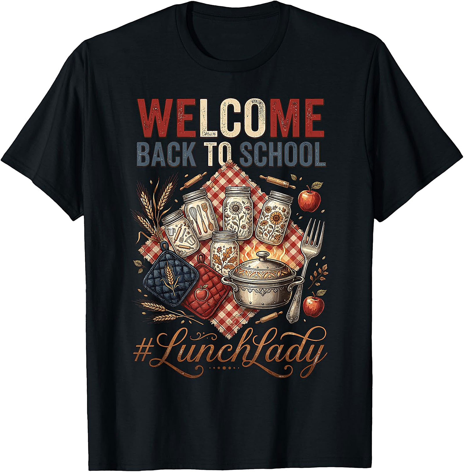 Lunch Lady Back to School T-Shirt | Cafeteria Staff Gift