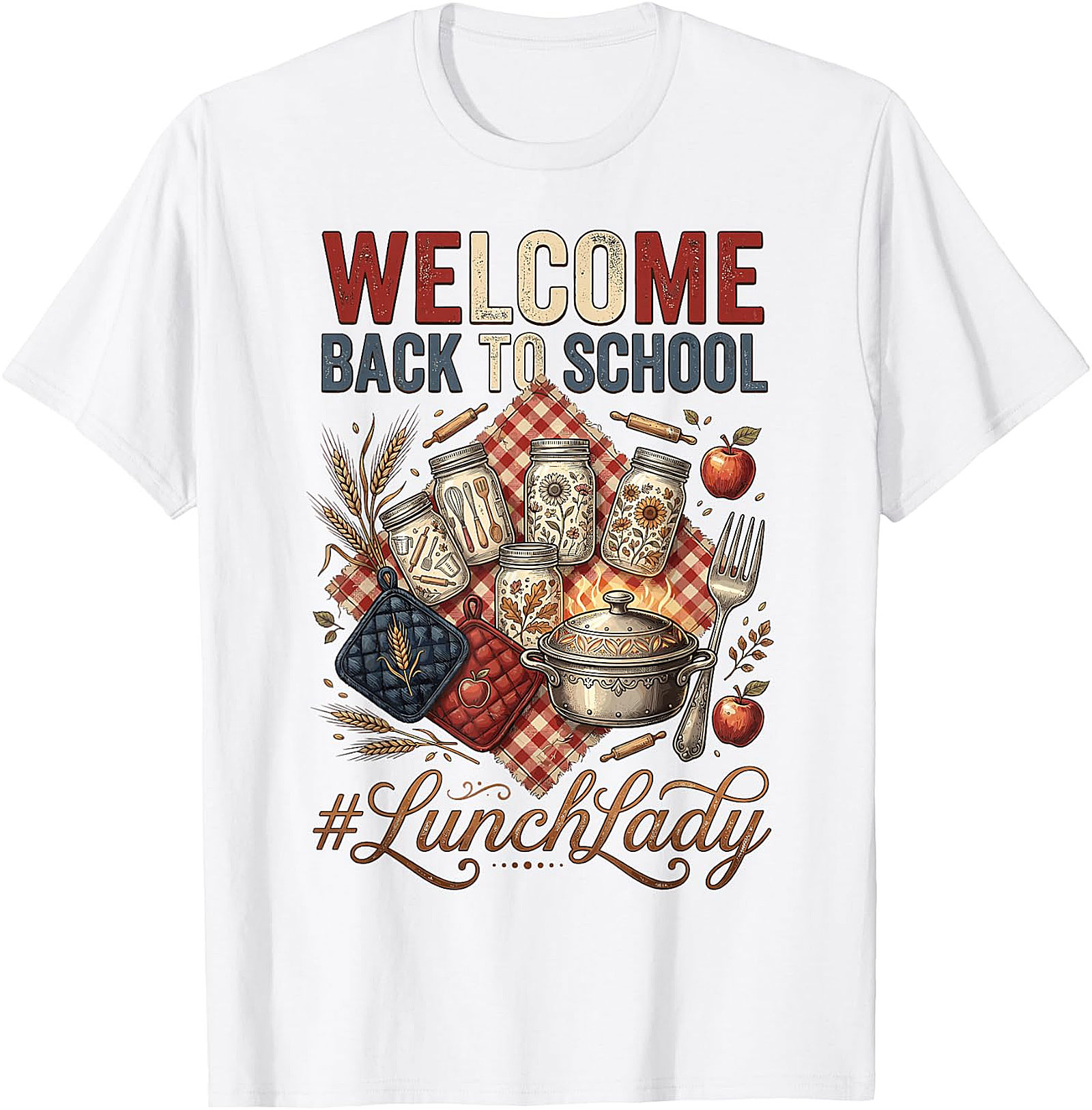 Lunch Lady Back to School T-Shirt | Cafeteria Staff Gift