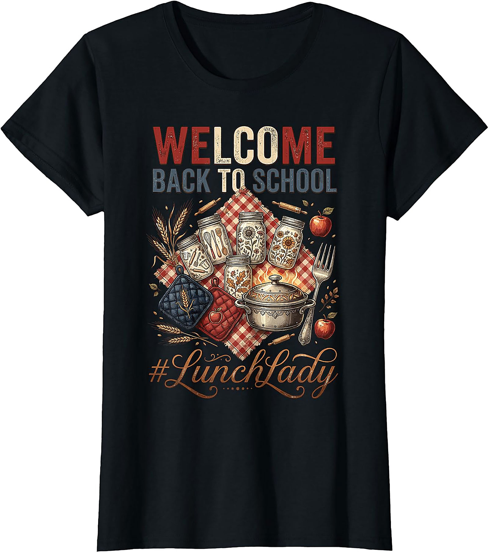 Lunch Lady Back to School T-Shirt | Cafeteria Staff Gift