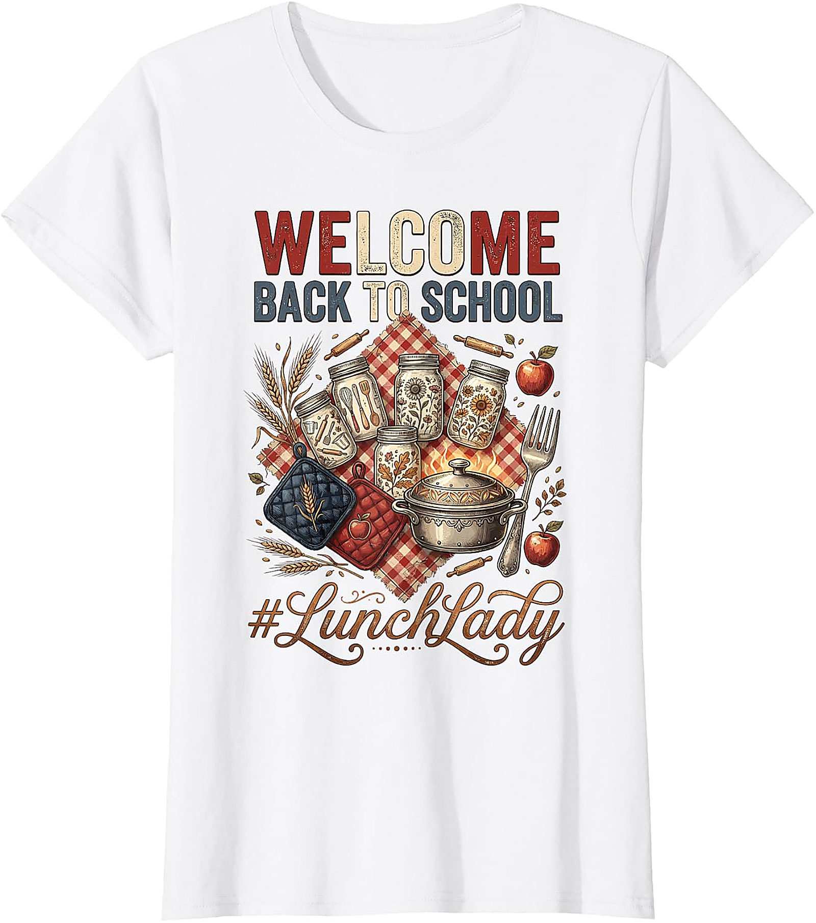 Lunch Lady Back to School T-Shirt | Cafeteria Staff Gift