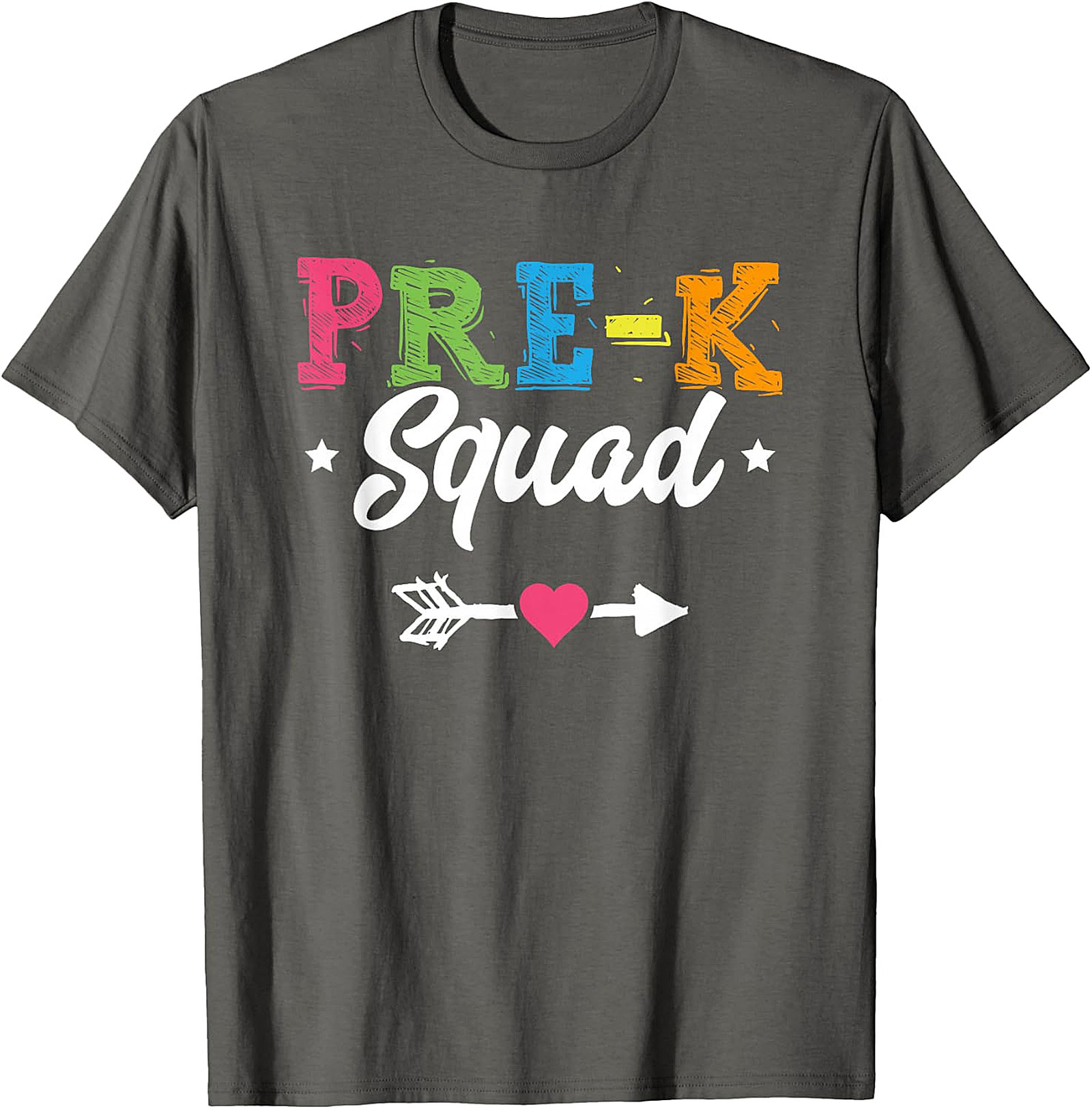 Pre K Squad T Shirt | Colorful Back to School Tee
