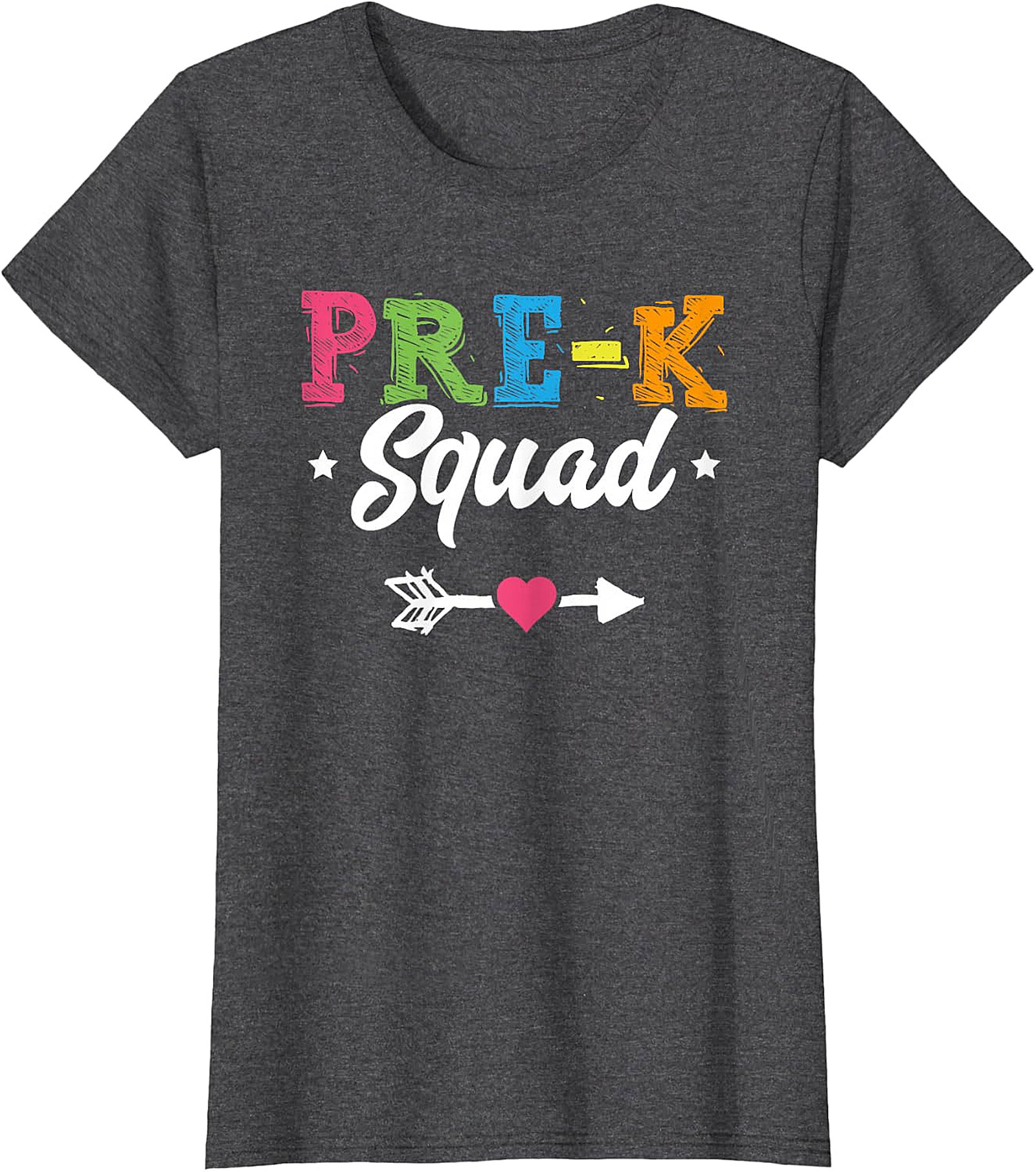 Pre K Squad T Shirt | Colorful Back to School Tee