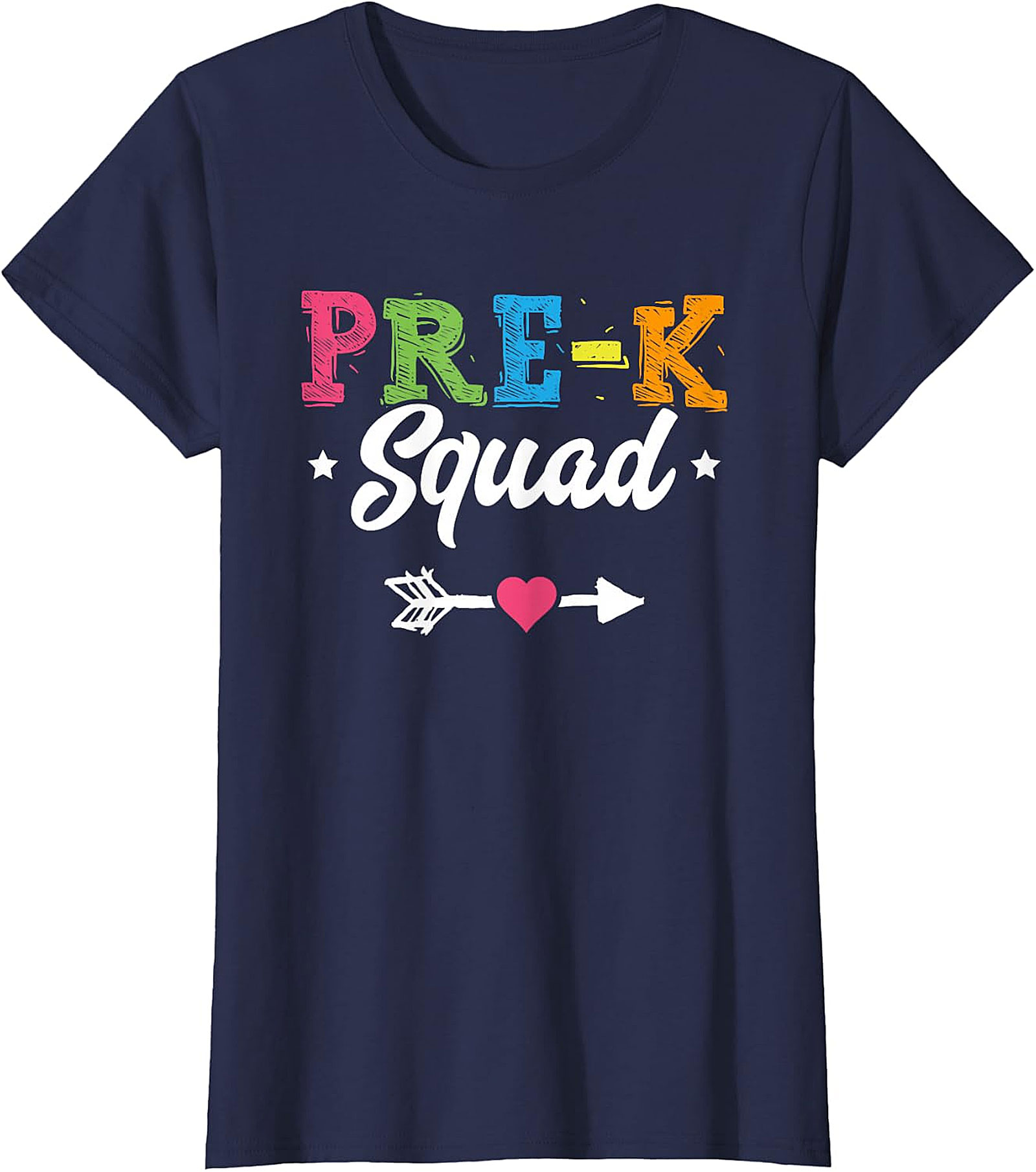 Pre K Squad T Shirt | Colorful Back to School Tee