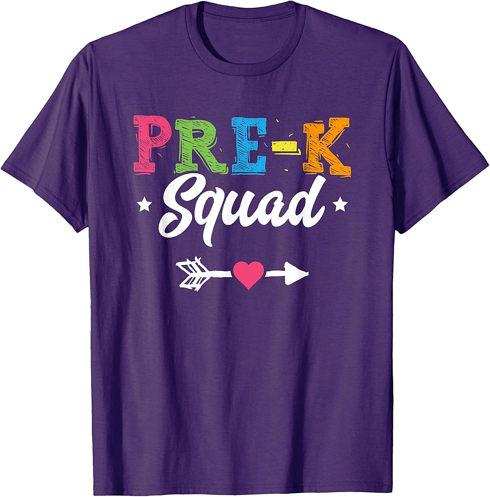 Pre K Squad T Shirt | Colorful Back to School Tee